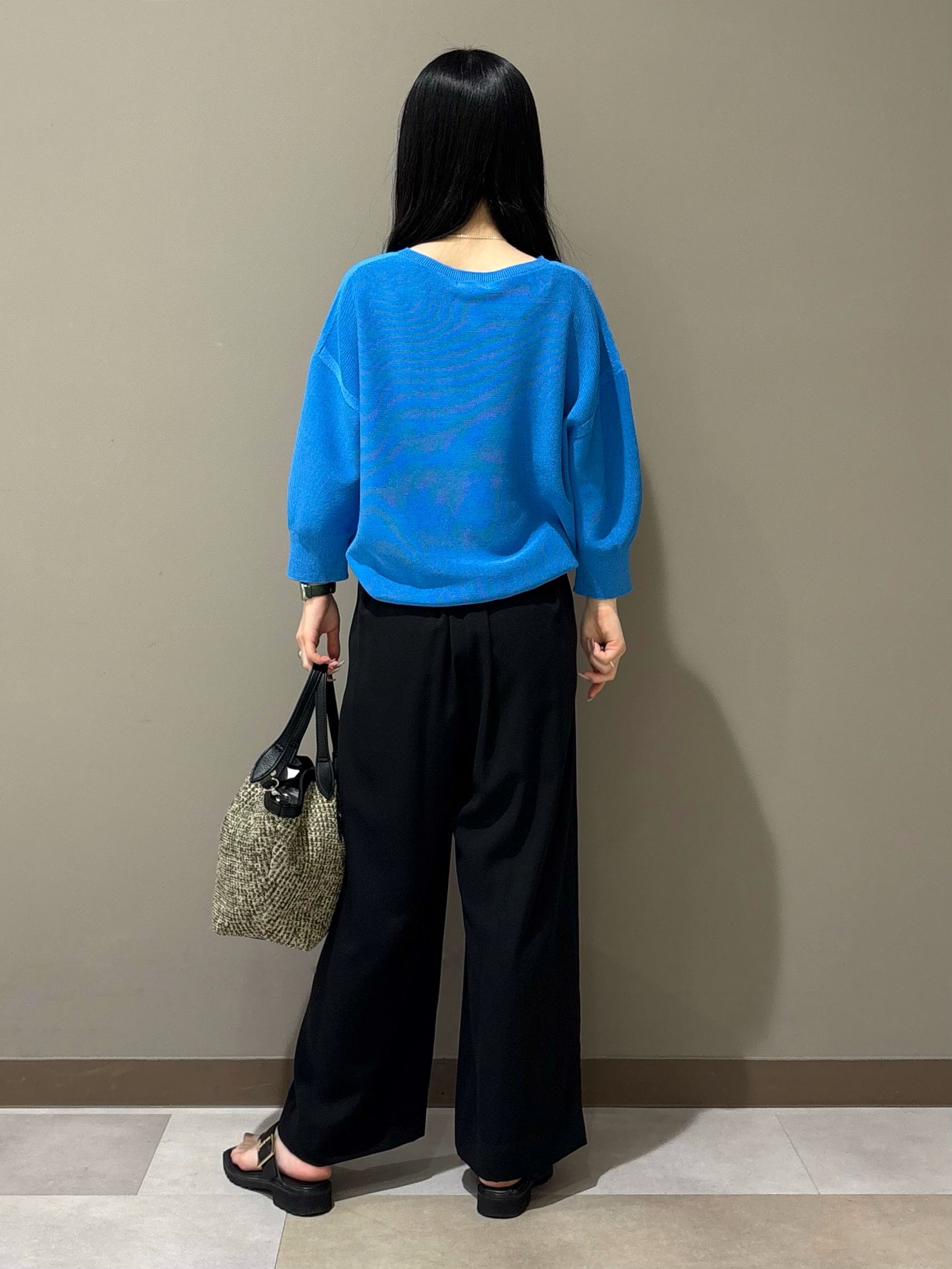 KEIKOさんの「INDIVI｜【接触冷感／透湿／着る日傘】ドルマンダブルジャケット」を使ったコーディネート