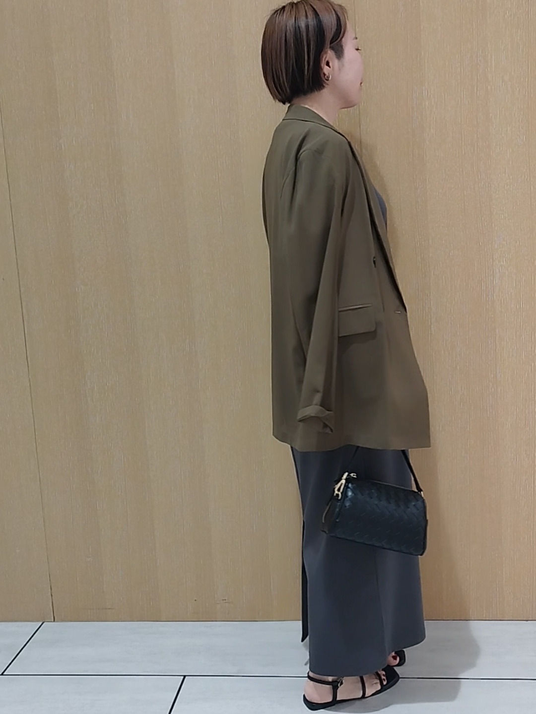 s u g iさんの「UNTITLED｜◆【セットアップ可/接触冷感/通気性】ドライシアーダブルジャケット」を使ったコーディネート