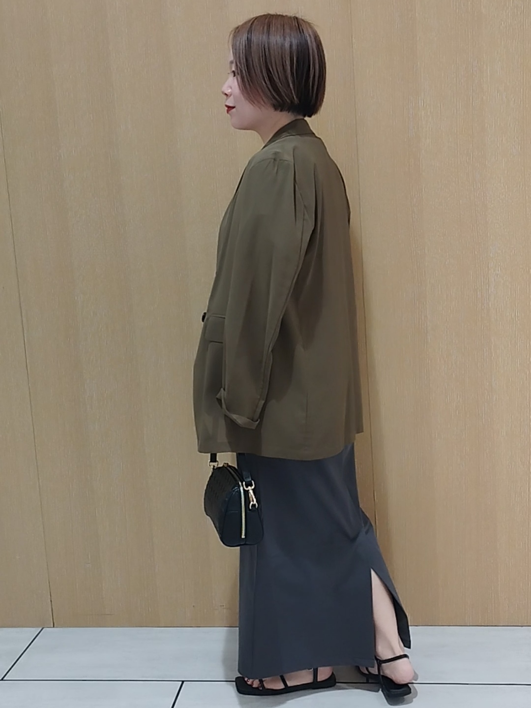s u g iさんの「UNTITLED｜◆【セットアップ可/接触冷感/通気性】ドライシアーダブルジャケット」を使ったコーディネート