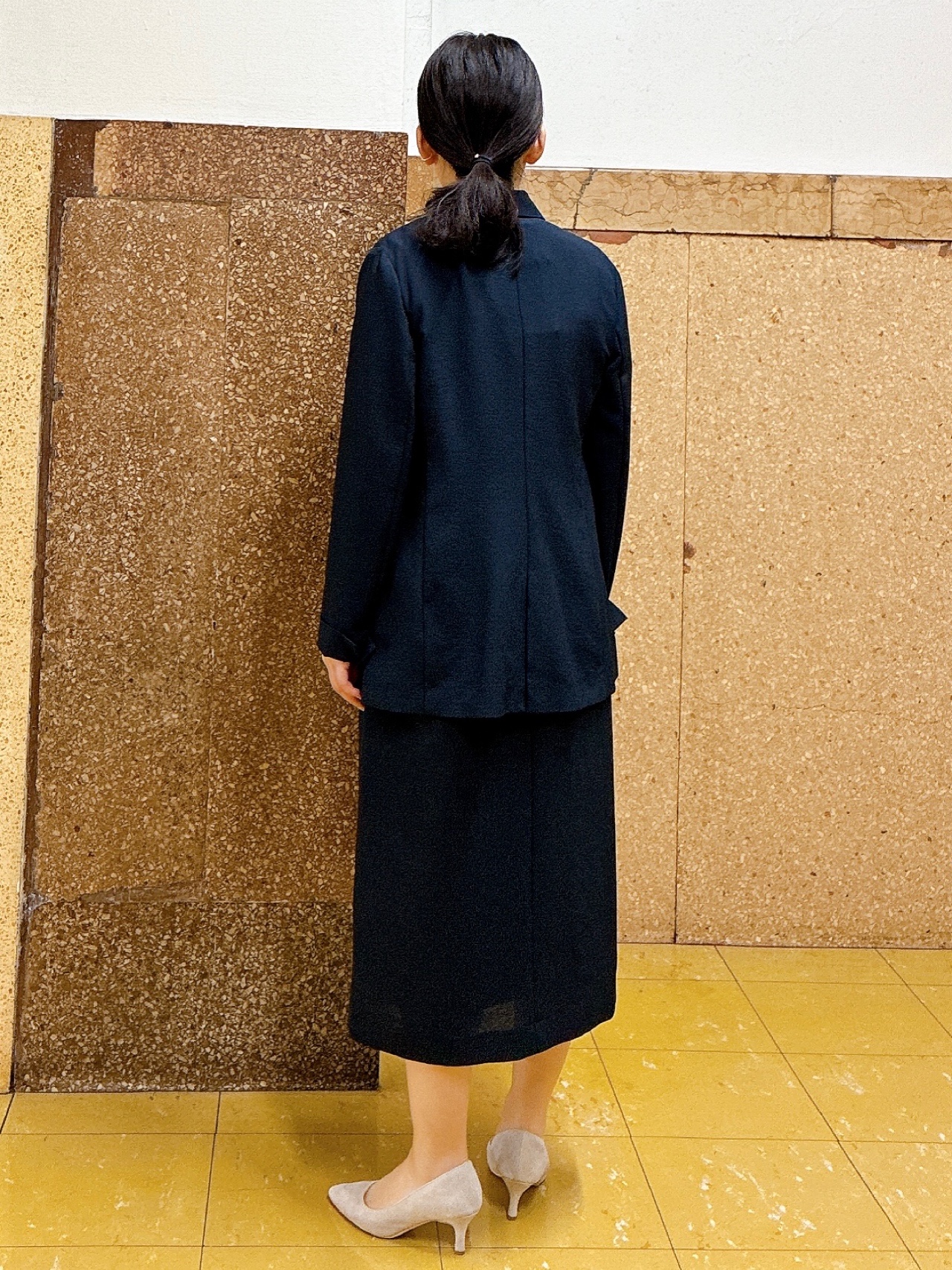 hattoriさんの「INDIVI｜【洗える／UVケア／麻調】シングルジャケット」を使ったコーディネート