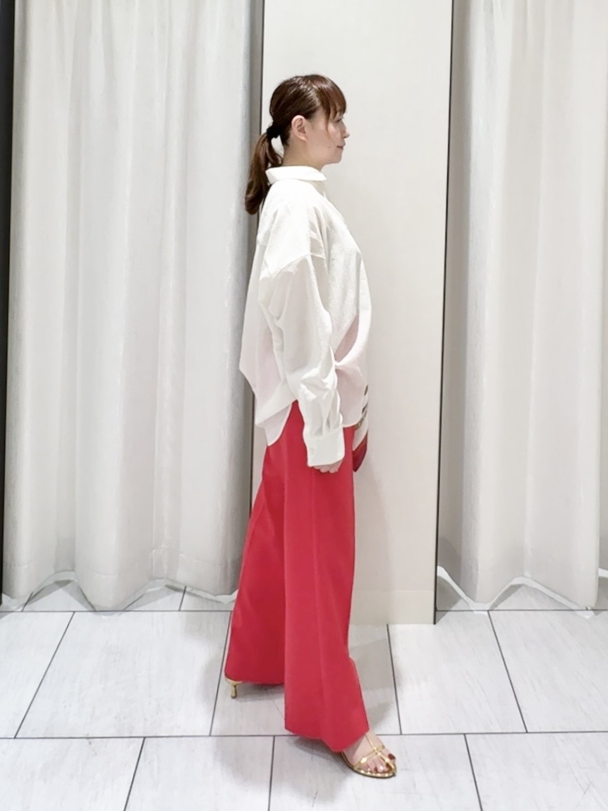 ʏᴜᴋɪᴋᴏさんの「UNTITLED｜◆【UV/接触冷感/セットアップ可】スラブワイドパンツ」を使ったコーディネート