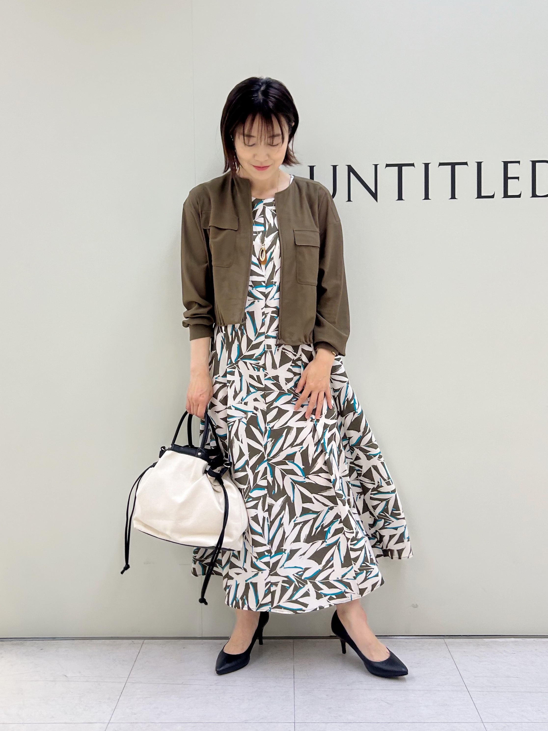 Mikiさんの「UNTITLED｜◆【洗える】シアーブルゾン」を使ったコーディネート