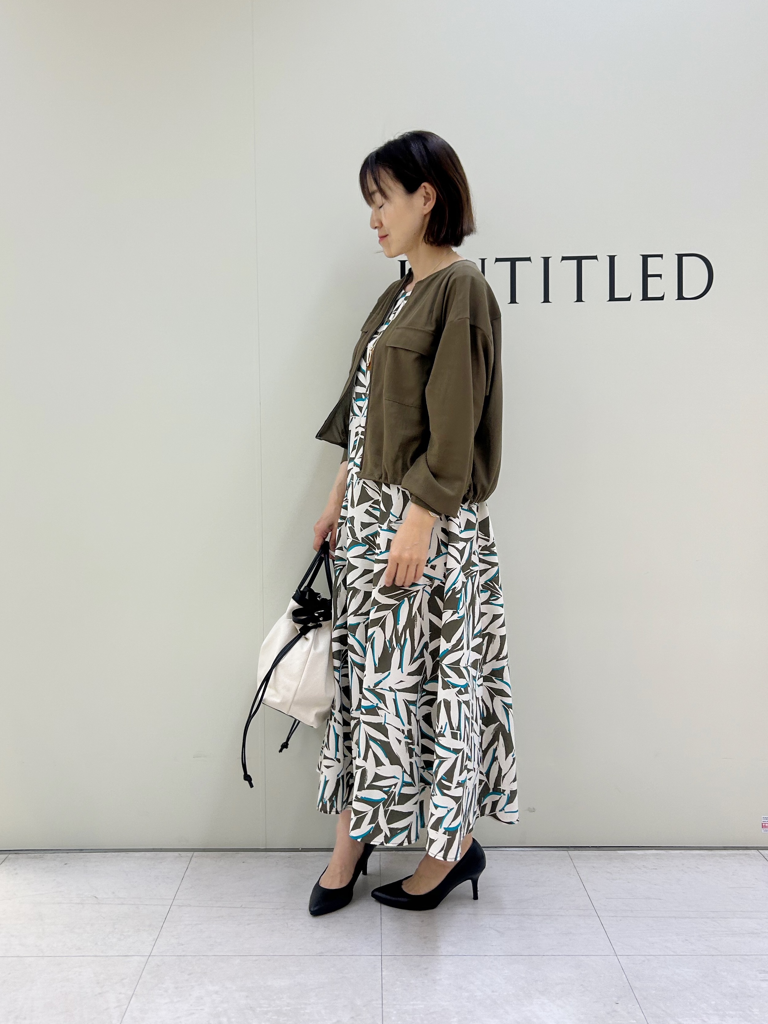 Mikiさんの「UNTITLED｜◆【洗える】シアーブルゾン」を使ったコーディネート