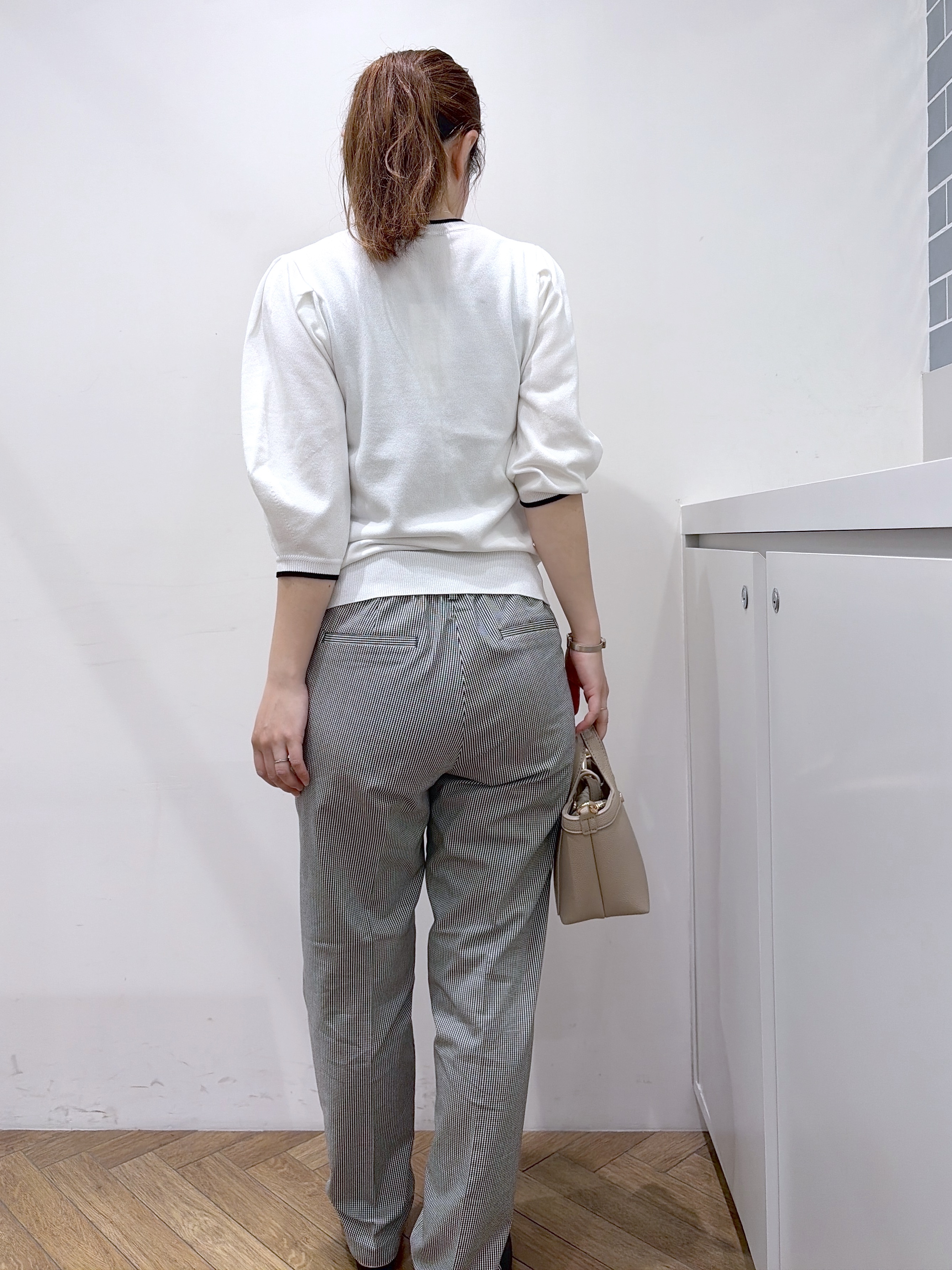 Junさんの「index｜《再入荷》ダブルブレストテーラードジャケット【接触冷感／吸水速乾／イージーアイロン／防シワ／洗濯機O」を使ったコーディネート
