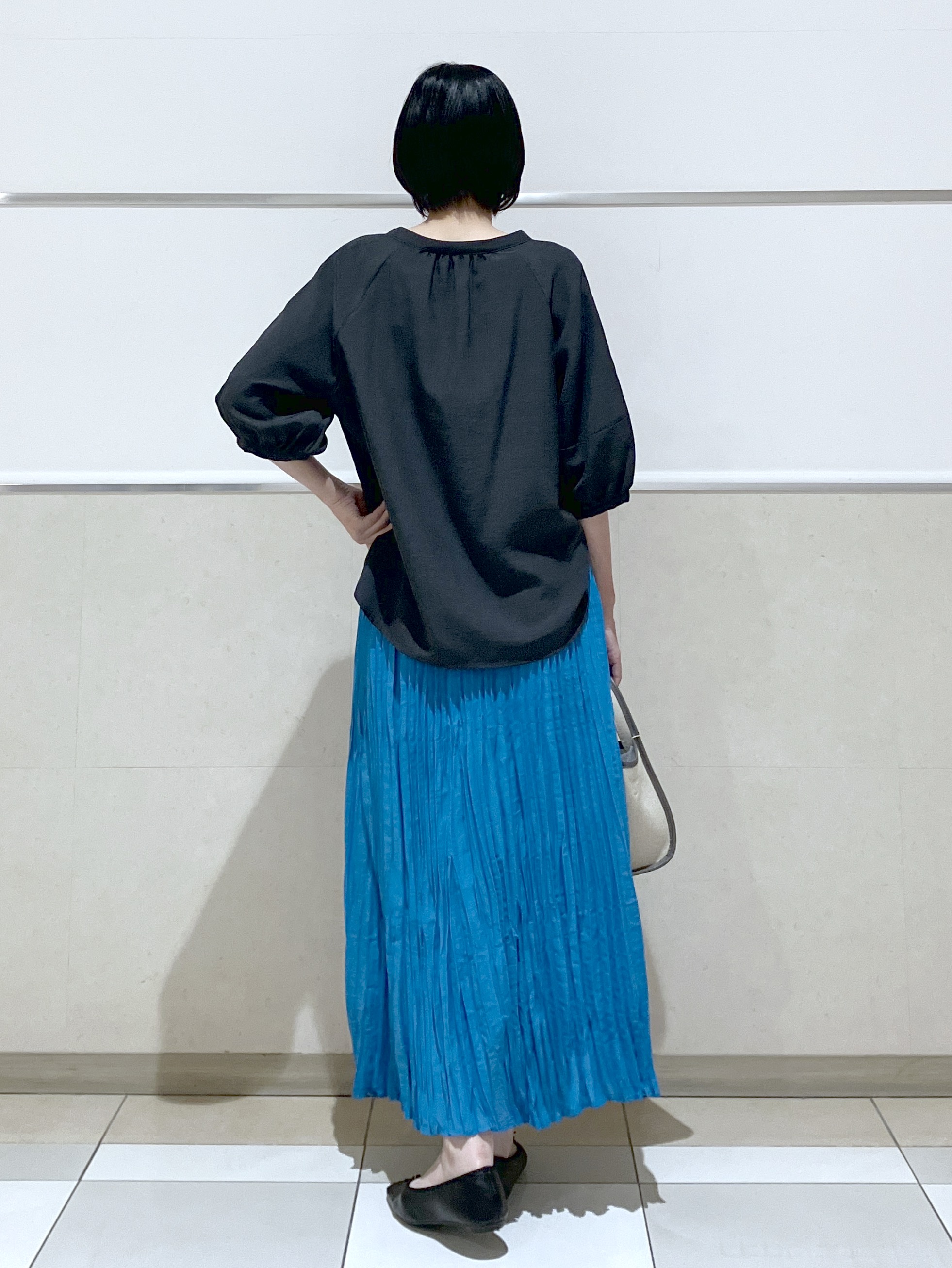 eriko さんの「Dessin｜【洗える】スキッパーライトブラウス」を使ったコーディネート