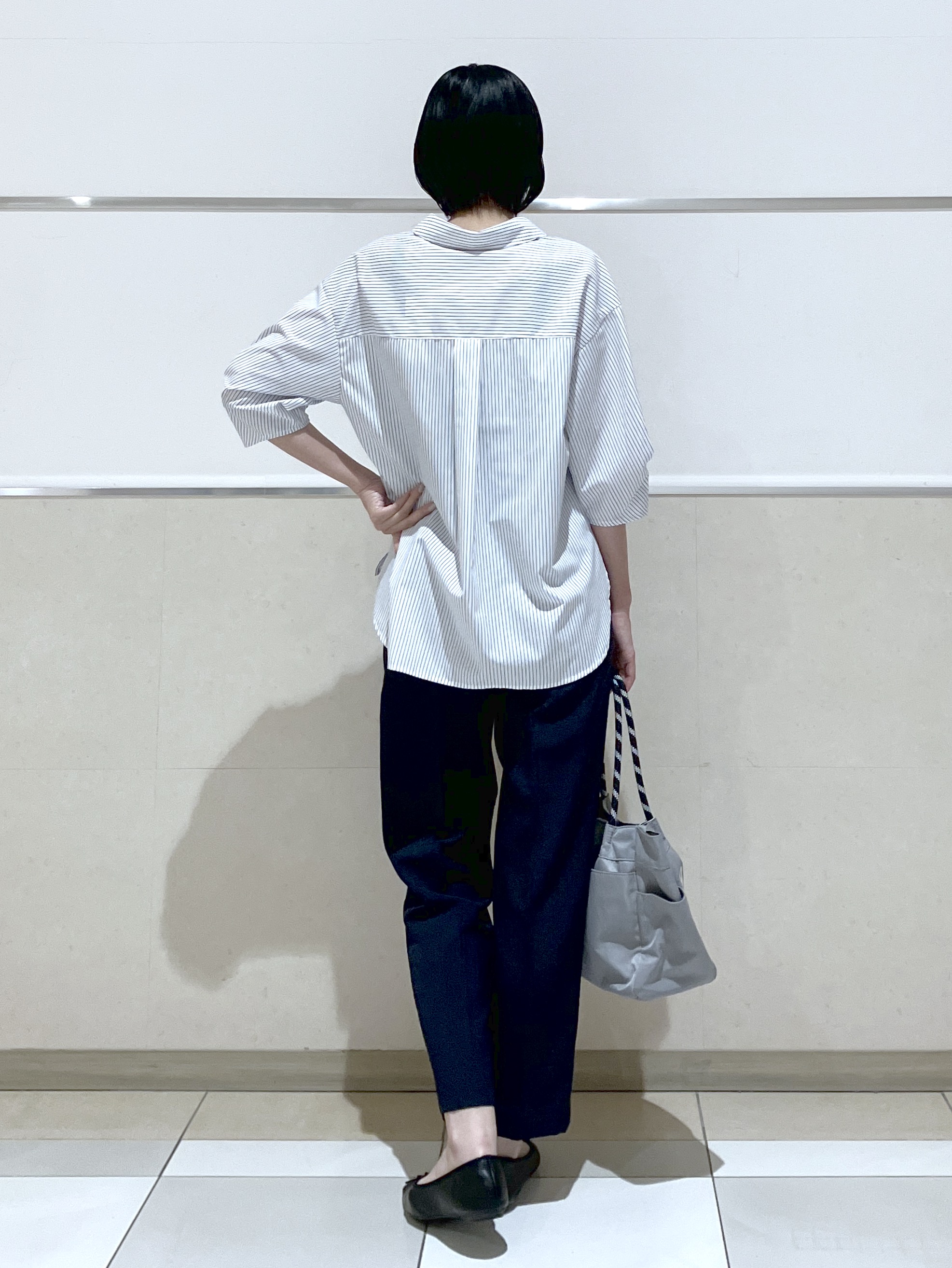 eriko さんの「Dessin｜【洗える】スキッパーシャツブラウス」を使ったコーディネート