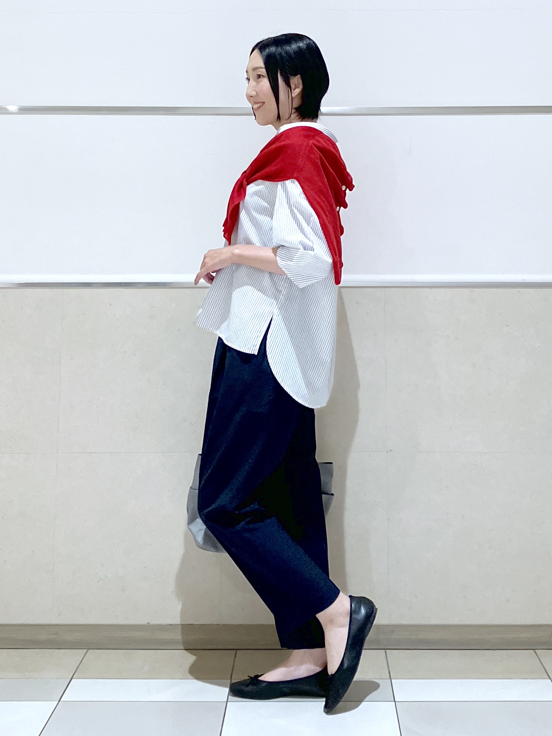 eriko さんの「Dessin｜【洗える】スキッパーシャツブラウス」を使ったコーディネート