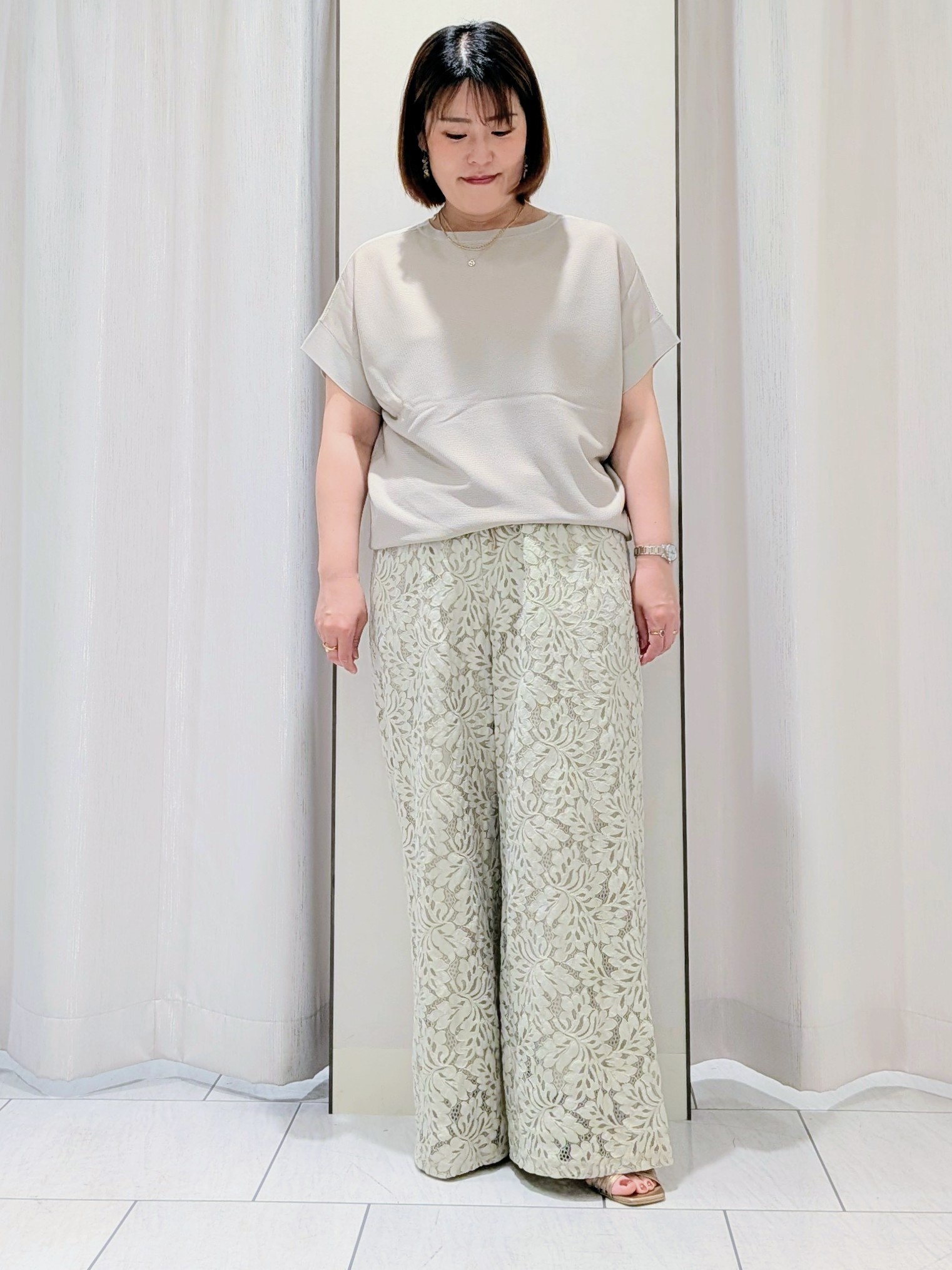 Onumaさんの「UNTITLED｜◆【洗える】シアーブルゾン」を使ったコーディネート