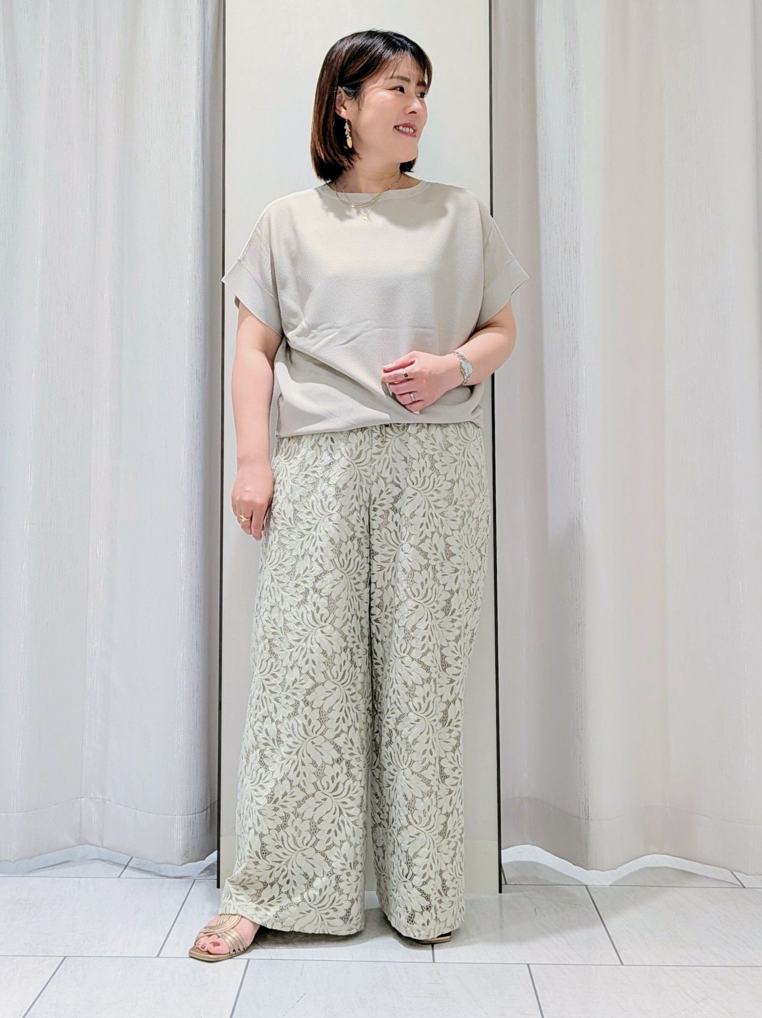 Onumaさんの「UNTITLED｜◆【洗える】シアーブルゾン」を使ったコーディネート