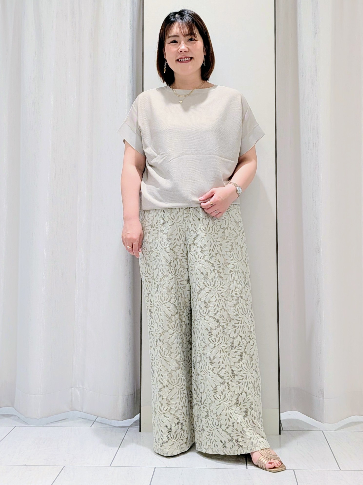 Onumaさんの「UNTITLED｜◆【洗える】シアーブルゾン」を使ったコーディネート