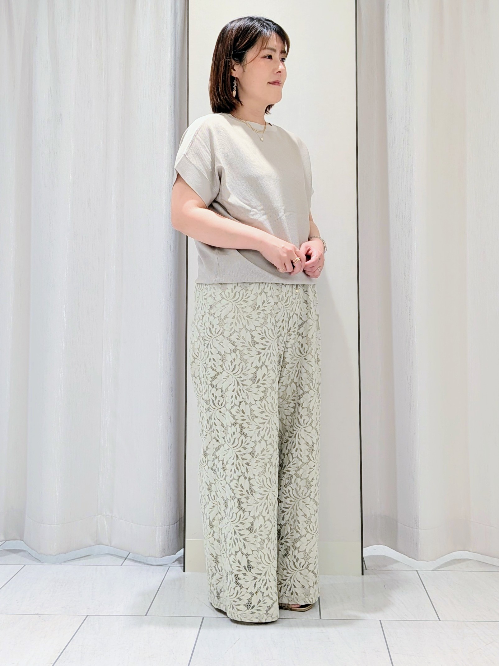 Onumaさんの「UNTITLED｜◆【洗える】シアーブルゾン」を使ったコーディネート