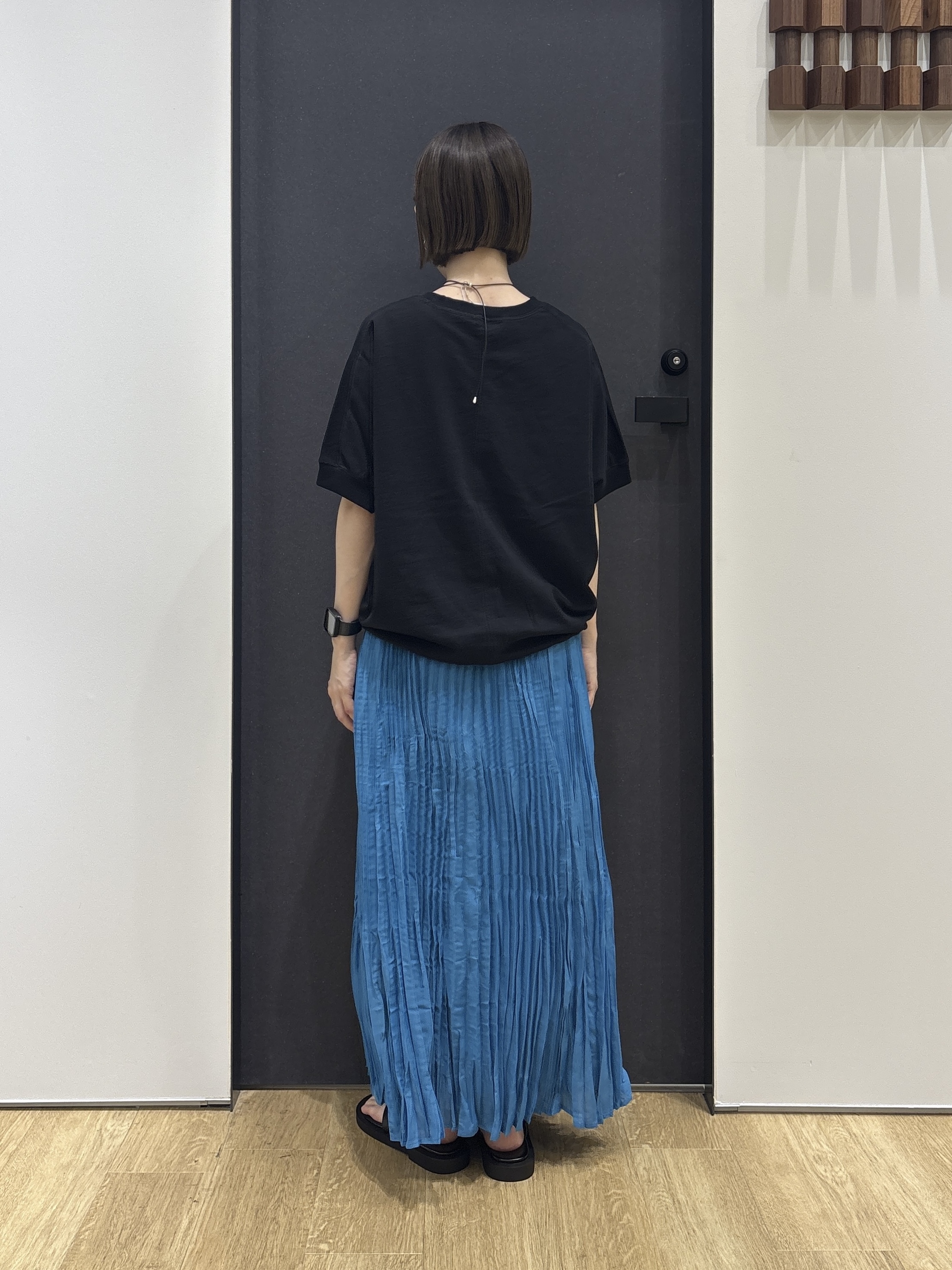 risaさんの「Dessin｜【洗える】ミニ裏毛ドルマンスリーブプルオーバー」を使ったコーディネート