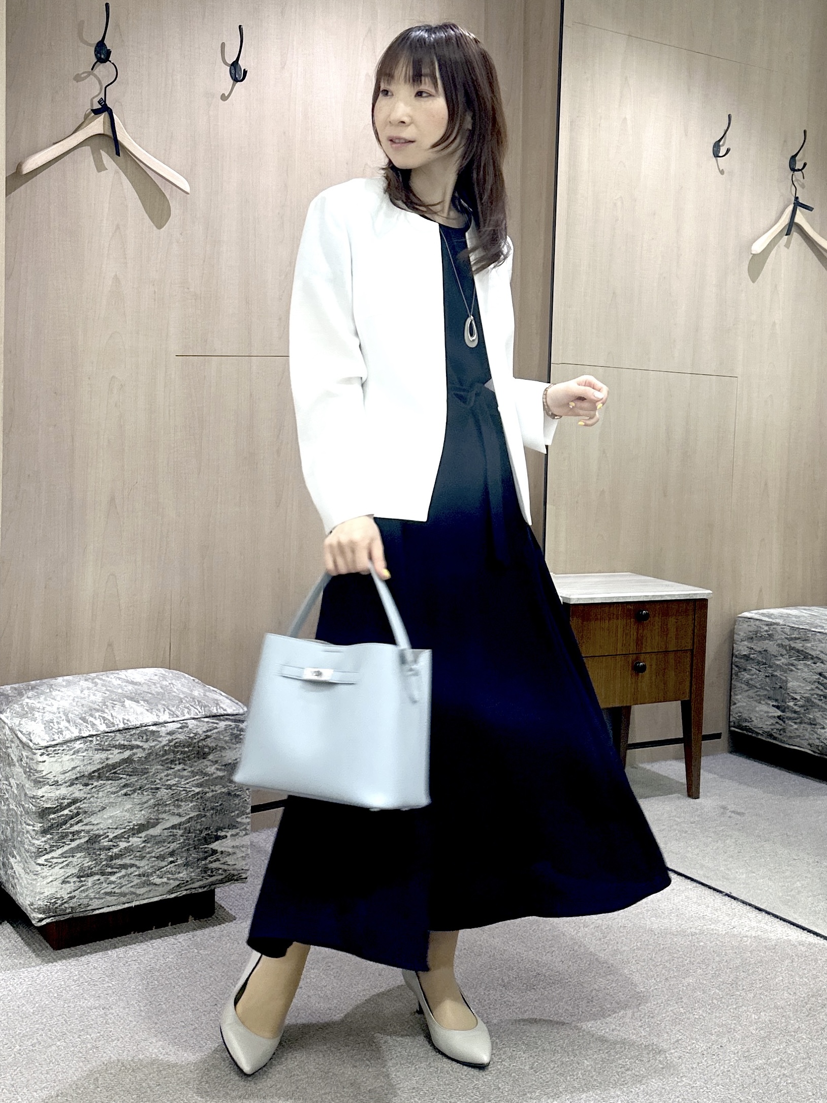 Miwaさんの「UNTITLED｜【清涼感/洗える】ミニマルシルエットジャケット」を使ったコーディネート