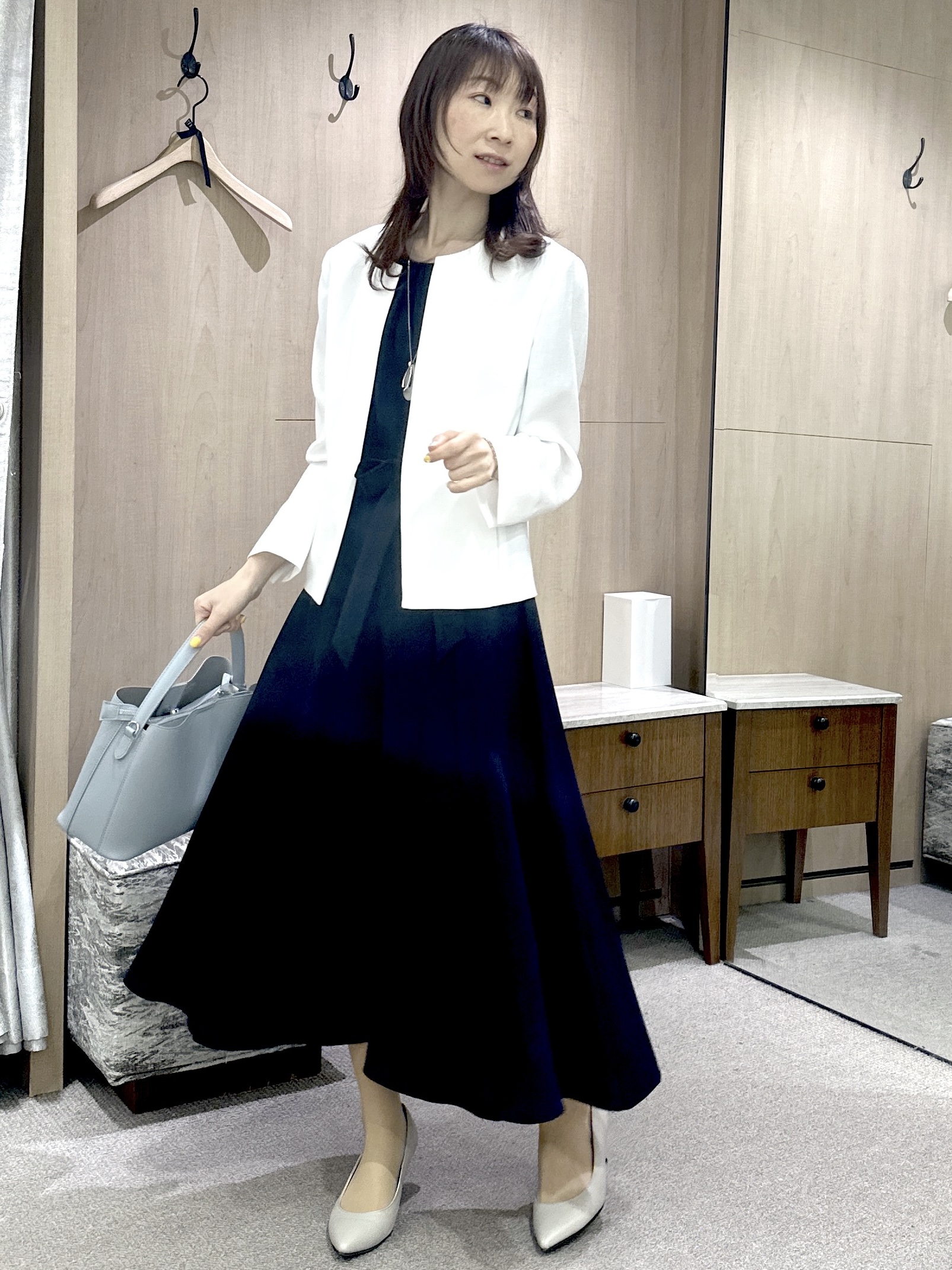 Miwaさんの「UNTITLED｜【清涼感/洗える】ミニマルシルエットジャケット」を使ったコーディネート