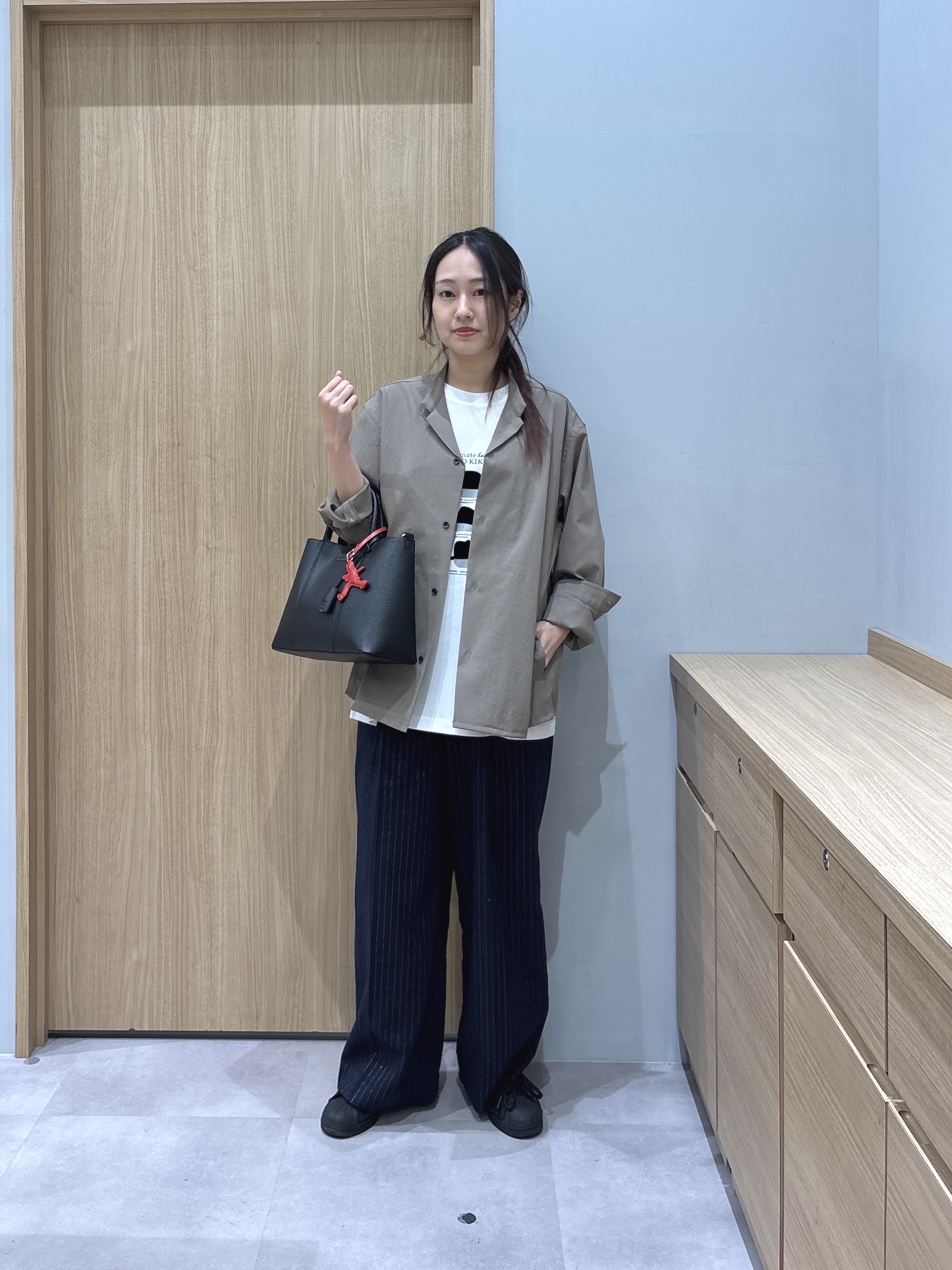 よぴさんの「TAKEO KIKUCHI｜【撥水・洗える・シワになりにくい】 リランチェ（R） シャツ」を使ったコーディネート