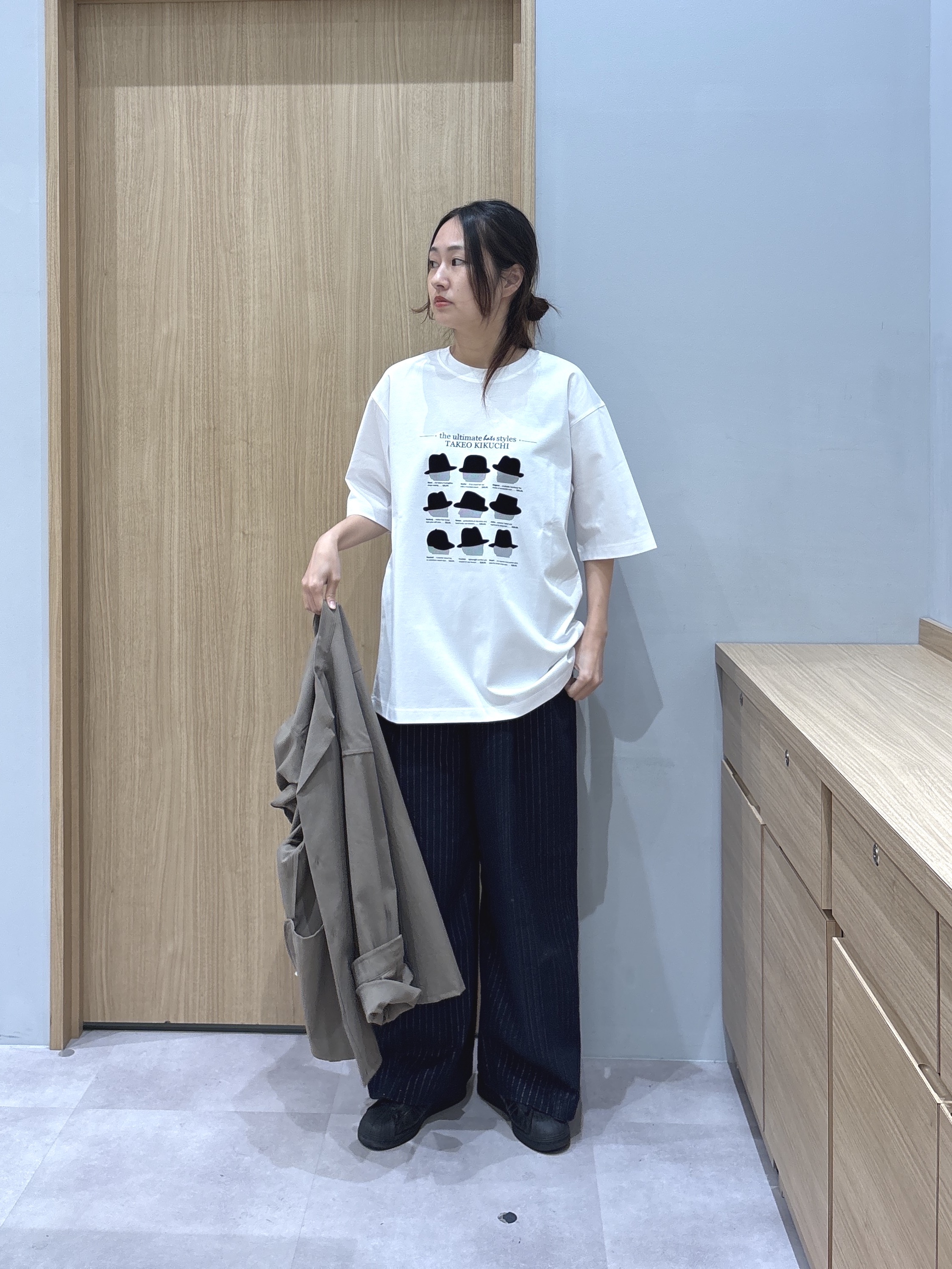 よぴさんの「TAKEO KIKUCHI｜【撥水・洗える・シワになりにくい】 リランチェ（R） シャツ」を使ったコーディネート