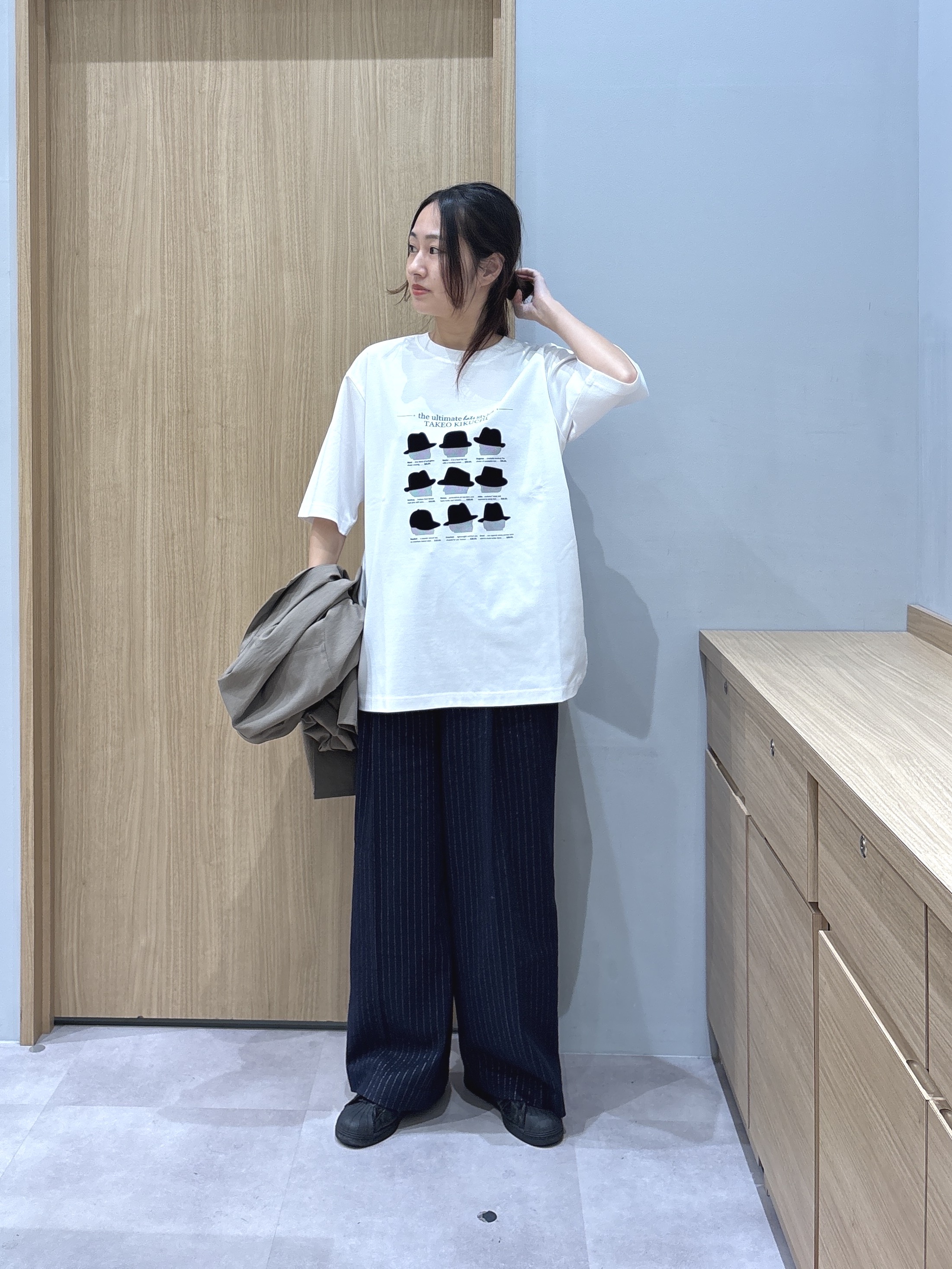 よぴさんの「TAKEO KIKUCHI｜【撥水・洗える・シワになりにくい】 リランチェ（R） シャツ」を使ったコーディネート