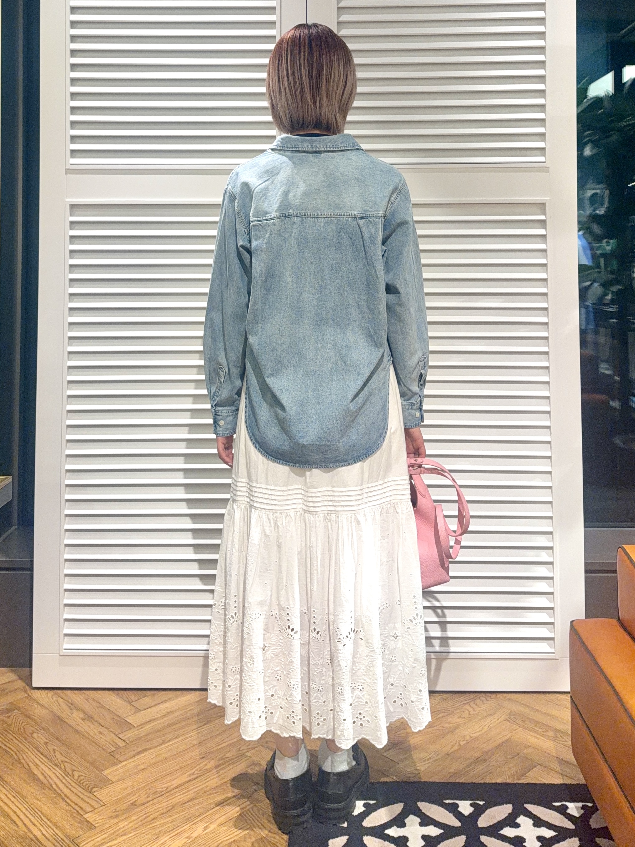 renaさんの「DRESSTERIOR｜◆【otonaMUSE5月号掲載】コットンシルクマルチボーダーニット」を使ったコーディネート