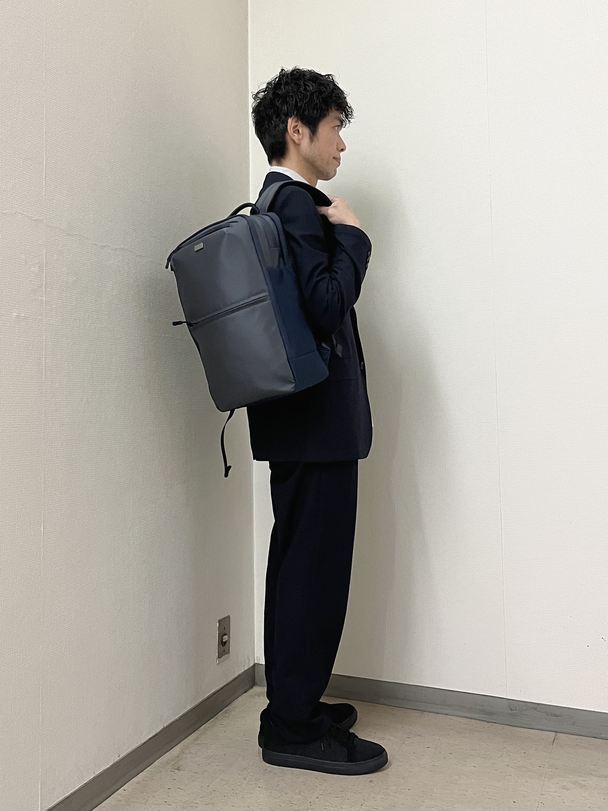 URAさんの「TAKEO KIKUCHI｜【抗菌防臭】CALCULO（R）ジャージ ジャケット」を使ったコーディネート
