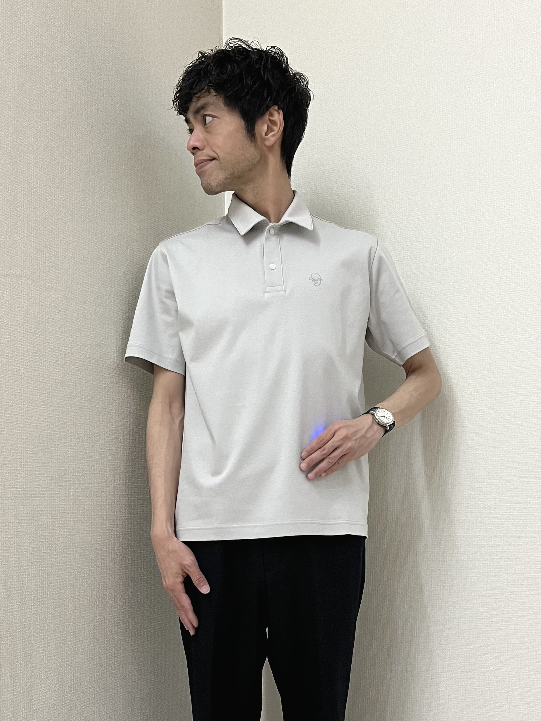 URAさんの「TAKEO KIKUCHI｜【抗菌防臭】CALCULO（R）ジャージ ジャケット」を使ったコーディネート
