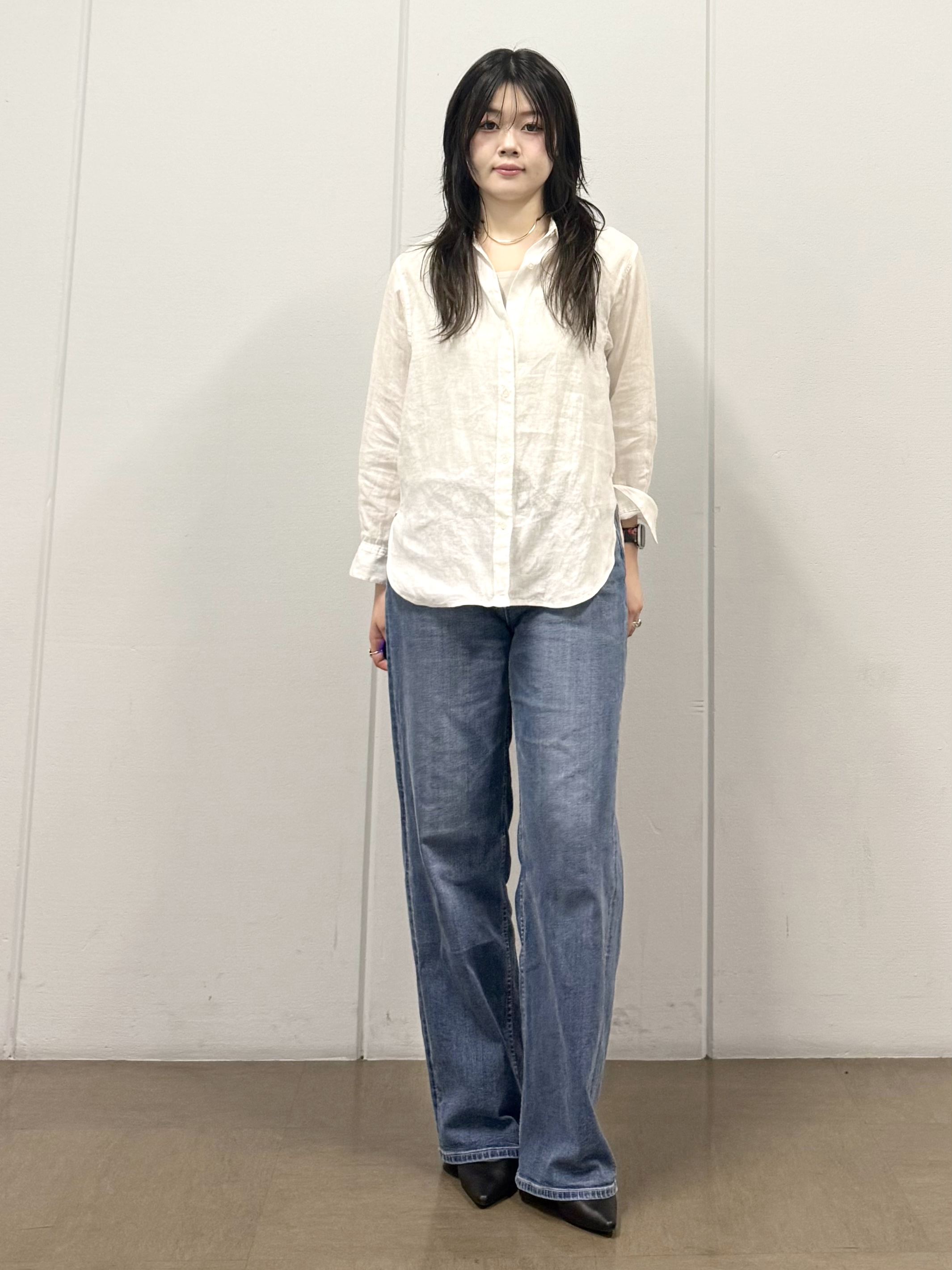 mizukiさんの「INDIVI｜【接触冷感／透湿／着る日傘】颯爽ジレジャケット」を使ったコーディネート