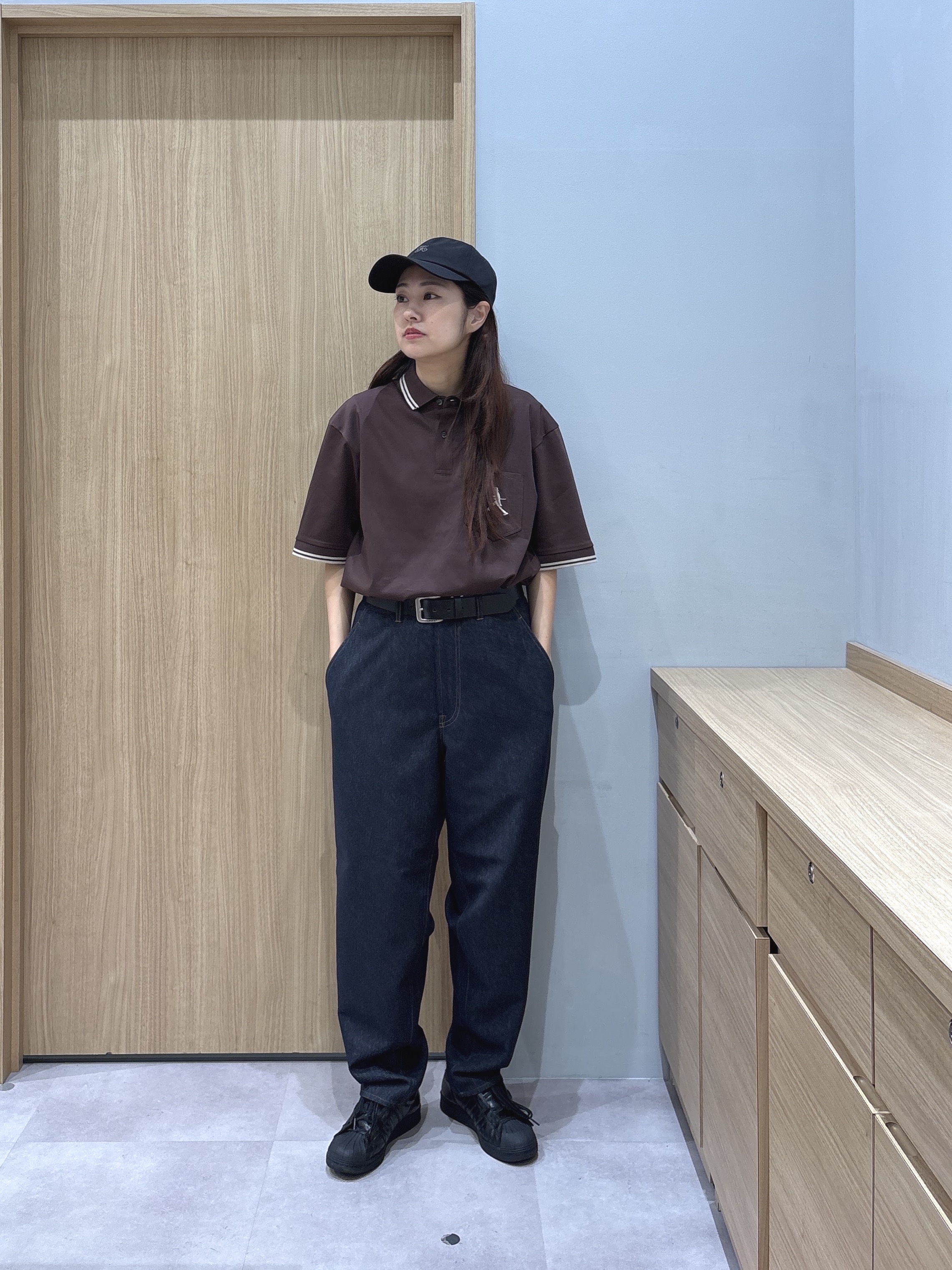 よぴさんの「TAKEO KIKUCHI｜【BOWLER HAT LABEL】アイスクリアコットン ボーラーハットウォーカー ポロシャツ」を使ったコーディネート