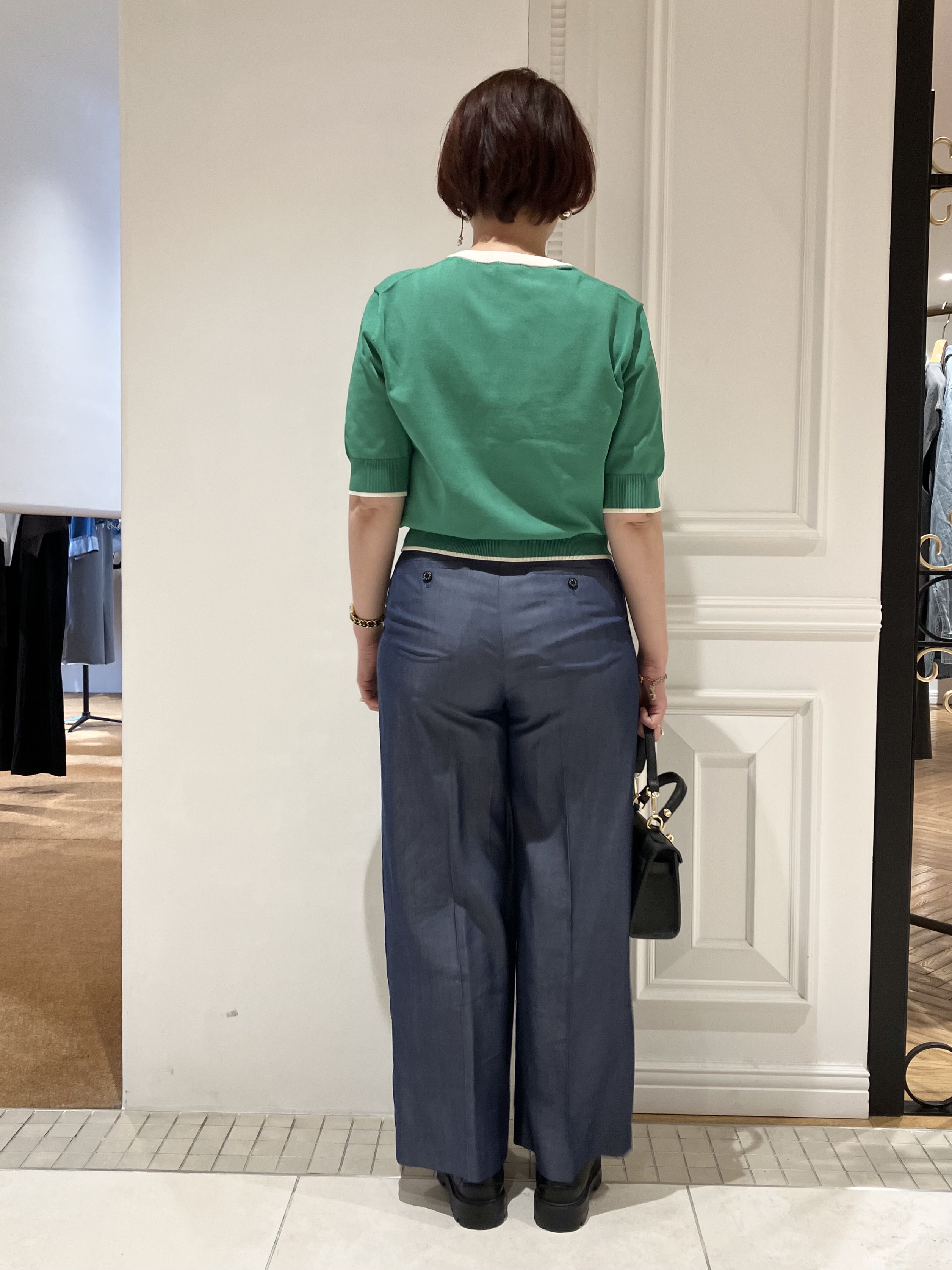TAJIさんの「DRESSTERIOR｜【otonaMUSE5月号掲載/セットアップ可】テンセルデニムワイドパンツ」を使ったコーディネート