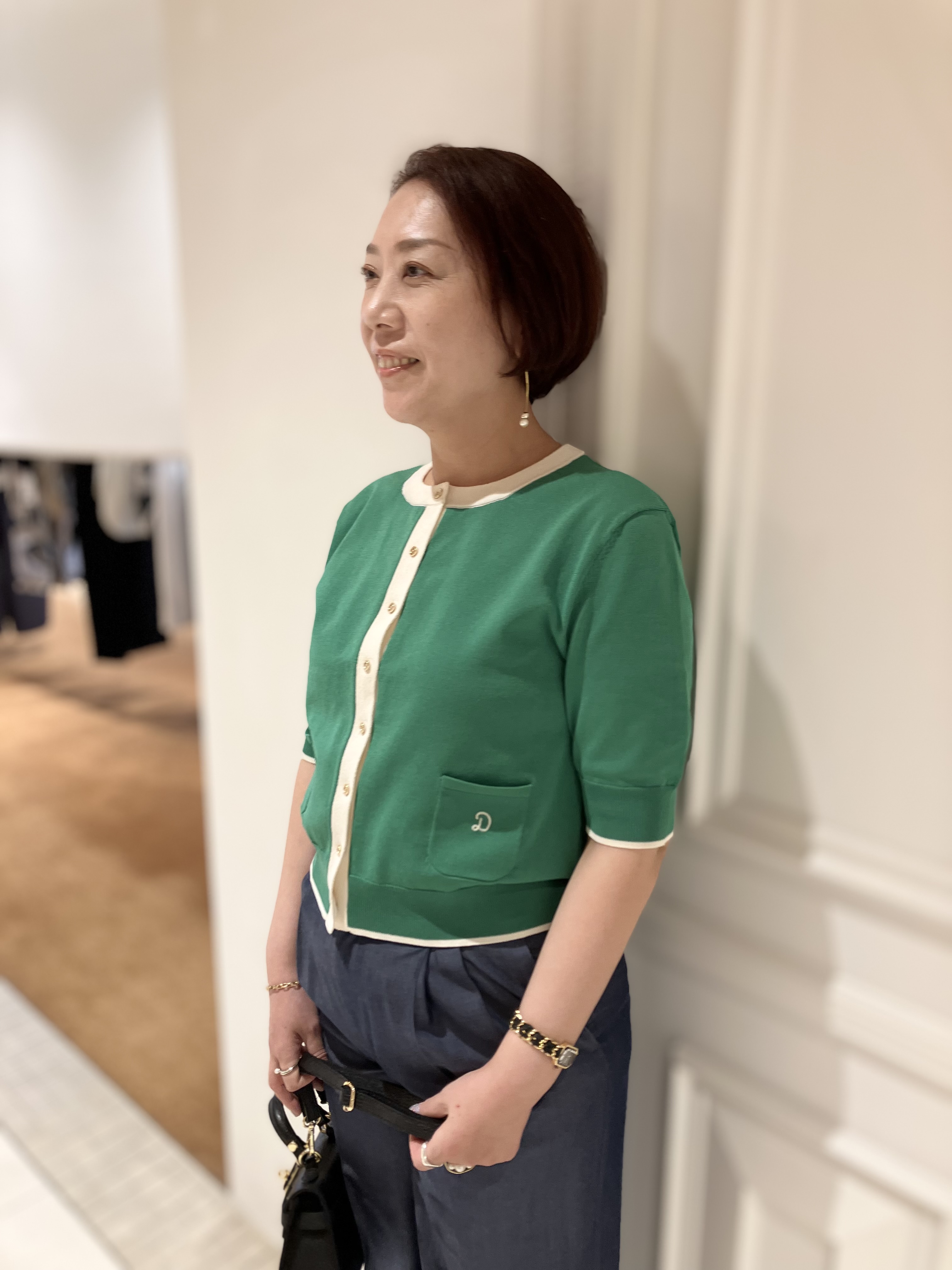 TAJIさんの「DRESSTERIOR｜【otonaMUSE5月号掲載/セットアップ可】テンセルデニムワイドパンツ」を使ったコーディネート
