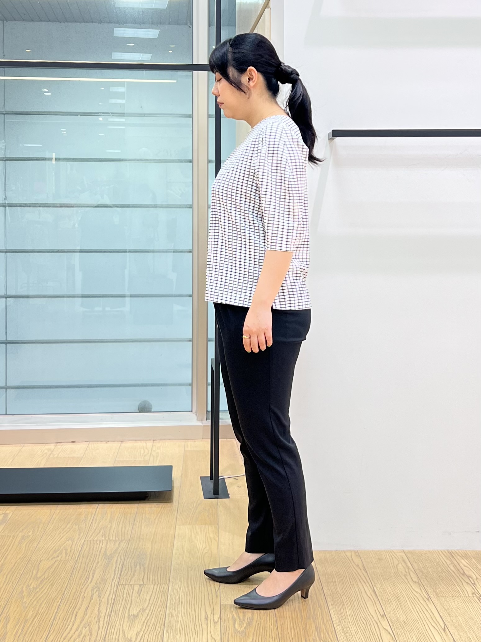 shimaさんの「INDIVI｜【接触冷感／透湿／着る日傘】ノーカラージャケット」を使ったコーディネート