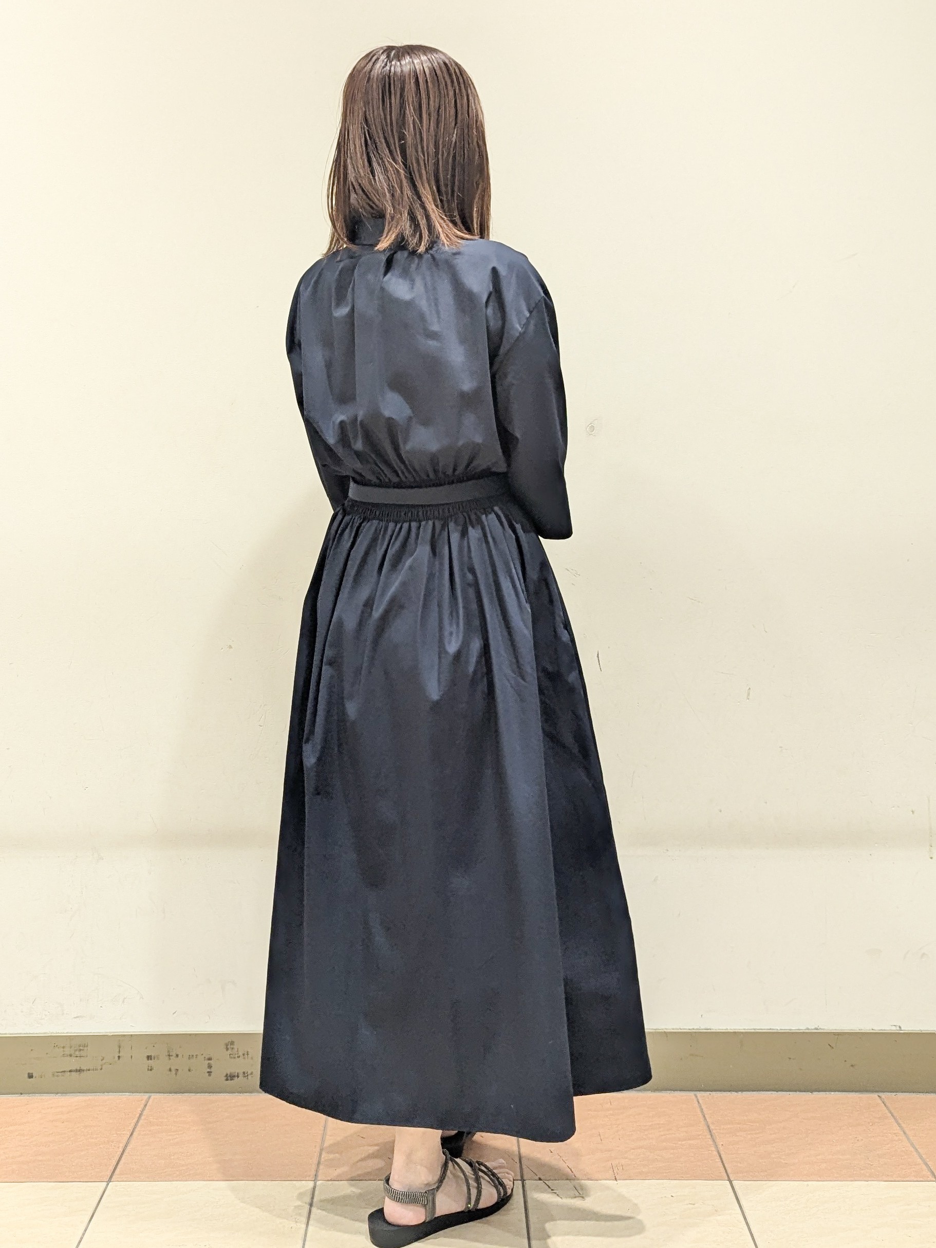 Miさんの「OPAQUE.CLIP｜リボンベルト付きシャツワンピース【洗濯機OK／防シワ加工】」を使ったコーディネート