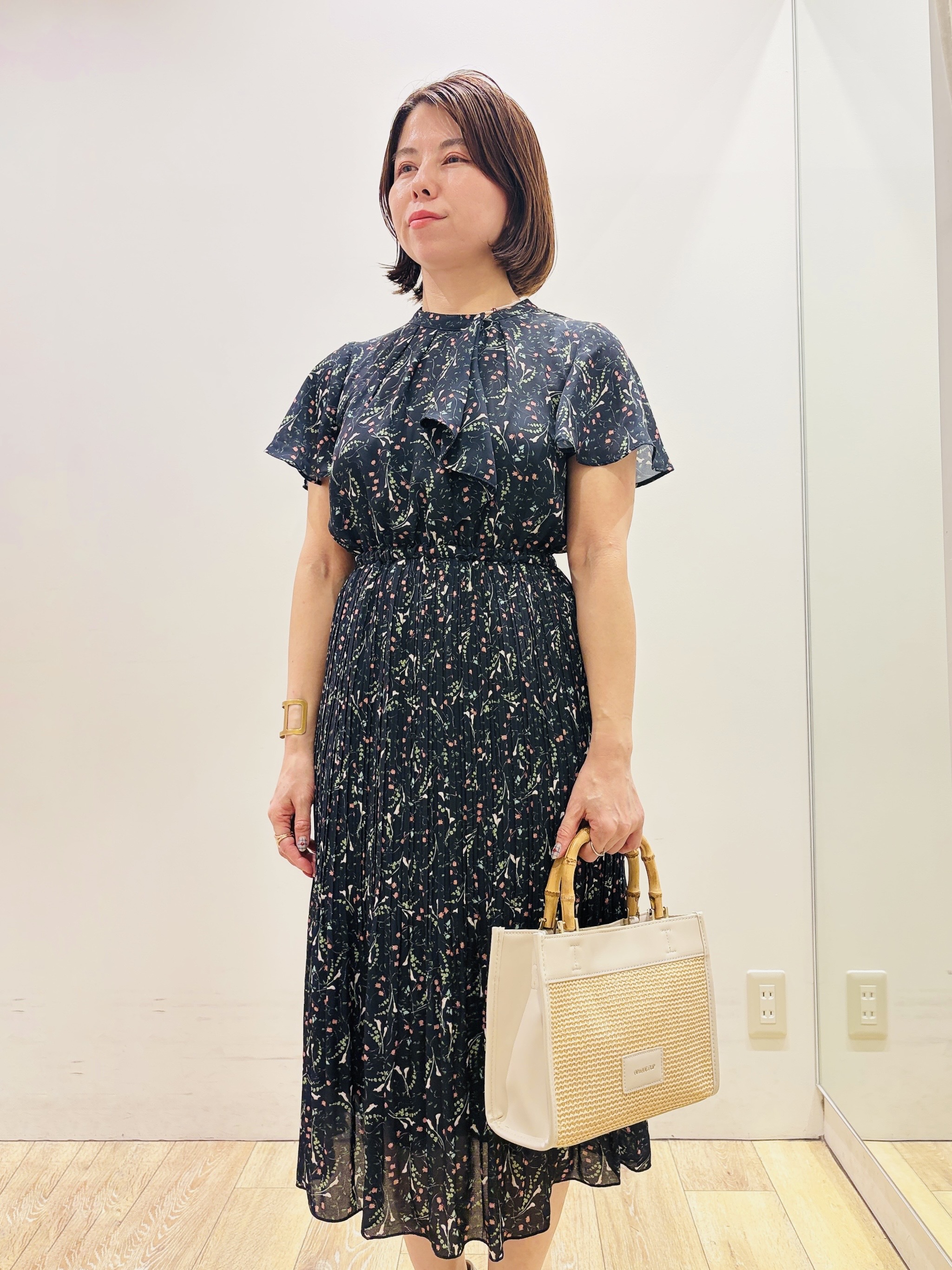 YUKOさんの「index｜クロスオーバルメタルリング」を使ったコーディネート