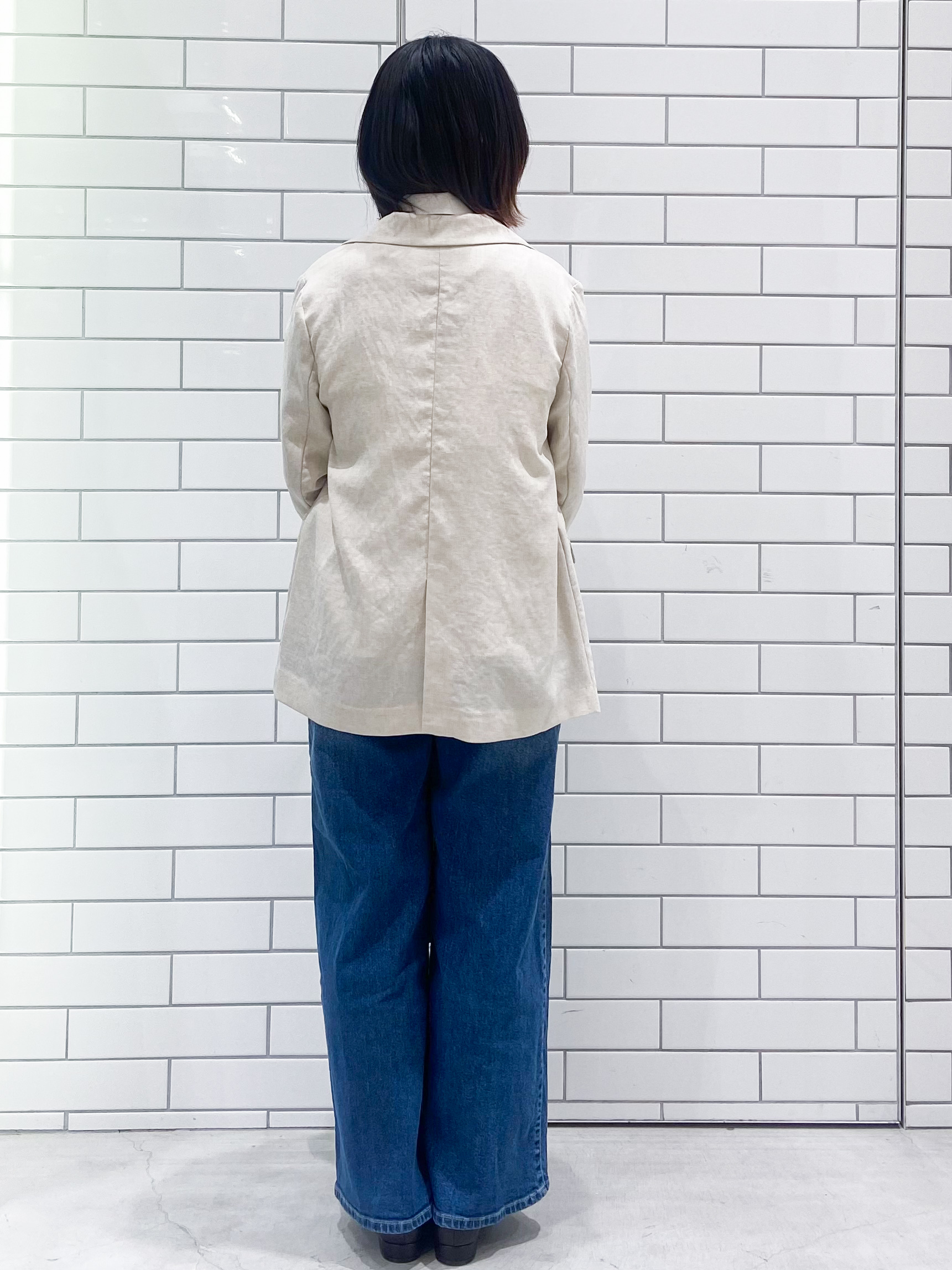 kimiさんの「OPAQUE.CLIP｜【UV／接触冷感】ダブルブレストジャケット《防シワ加工／洗える》」を使ったコーディネート