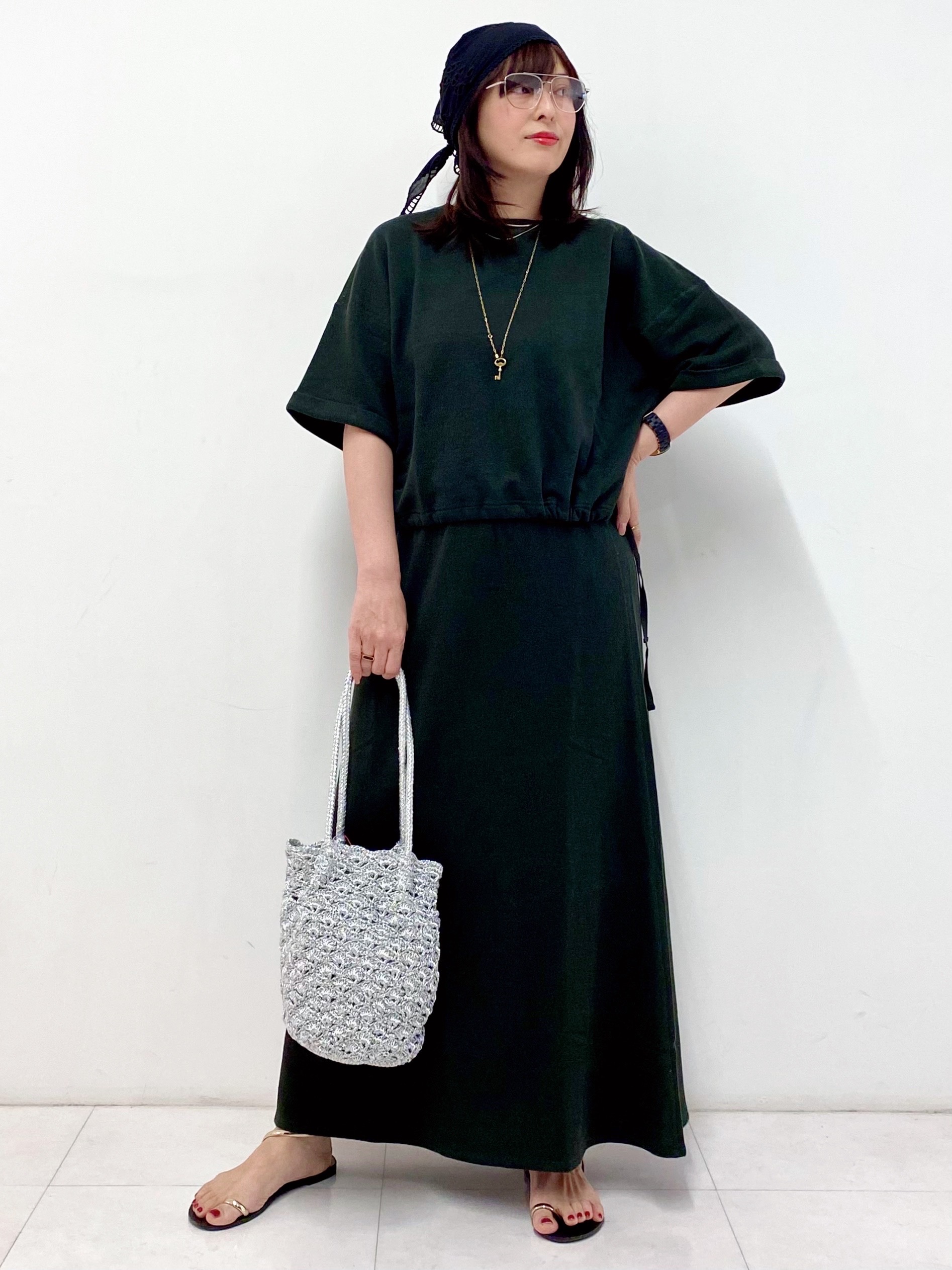 Sawaguchiさんの「DRESSTERIOR｜【ウォッシャブル/セットアップ可】ウォッシャブルリネンウラケスカート」を使ったコーディネート