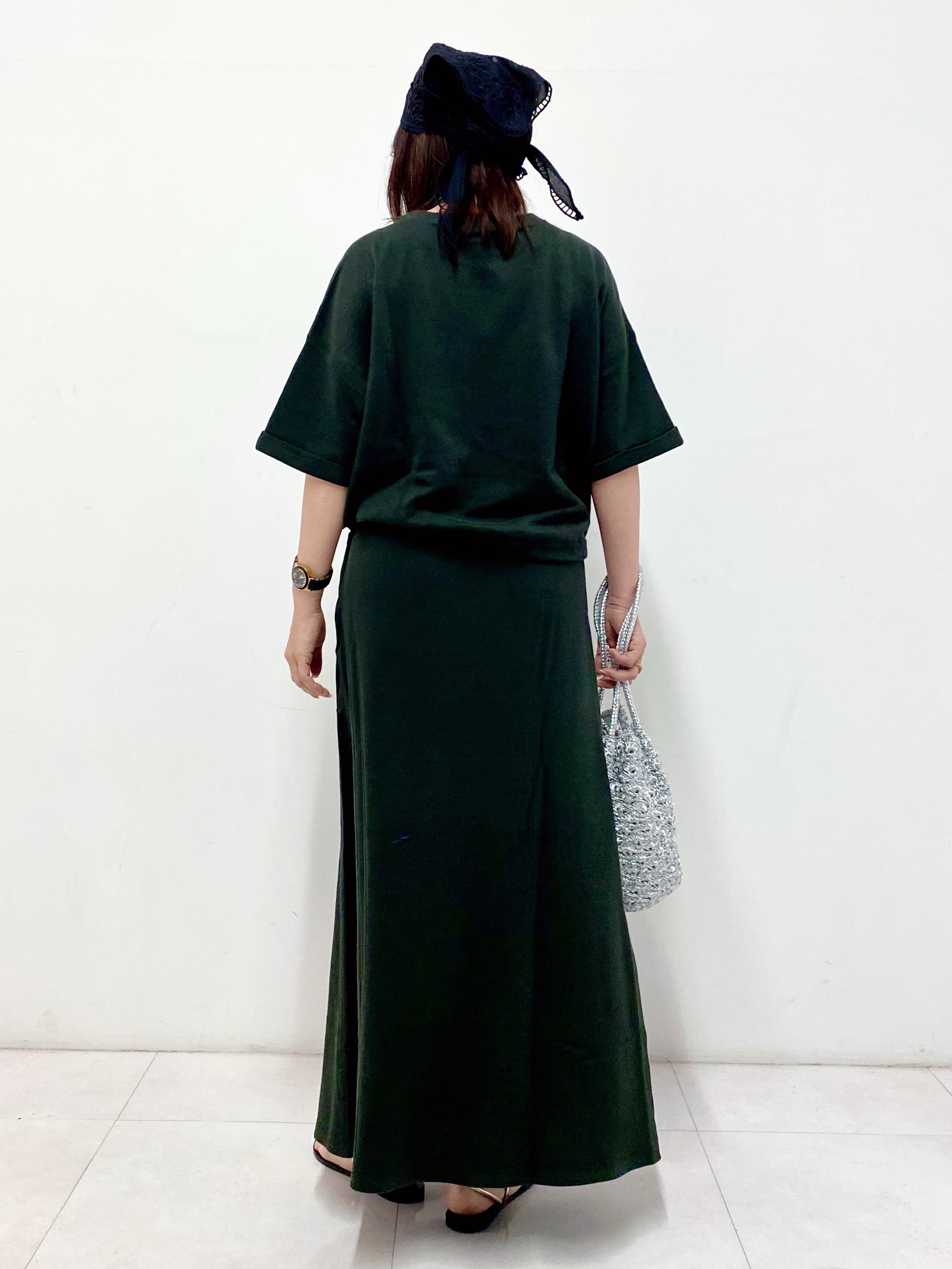 Sawaguchiさんの「DRESSTERIOR｜【ウォッシャブル/セットアップ可】ウォッシャブルリネンウラケスカート」を使ったコーディネート