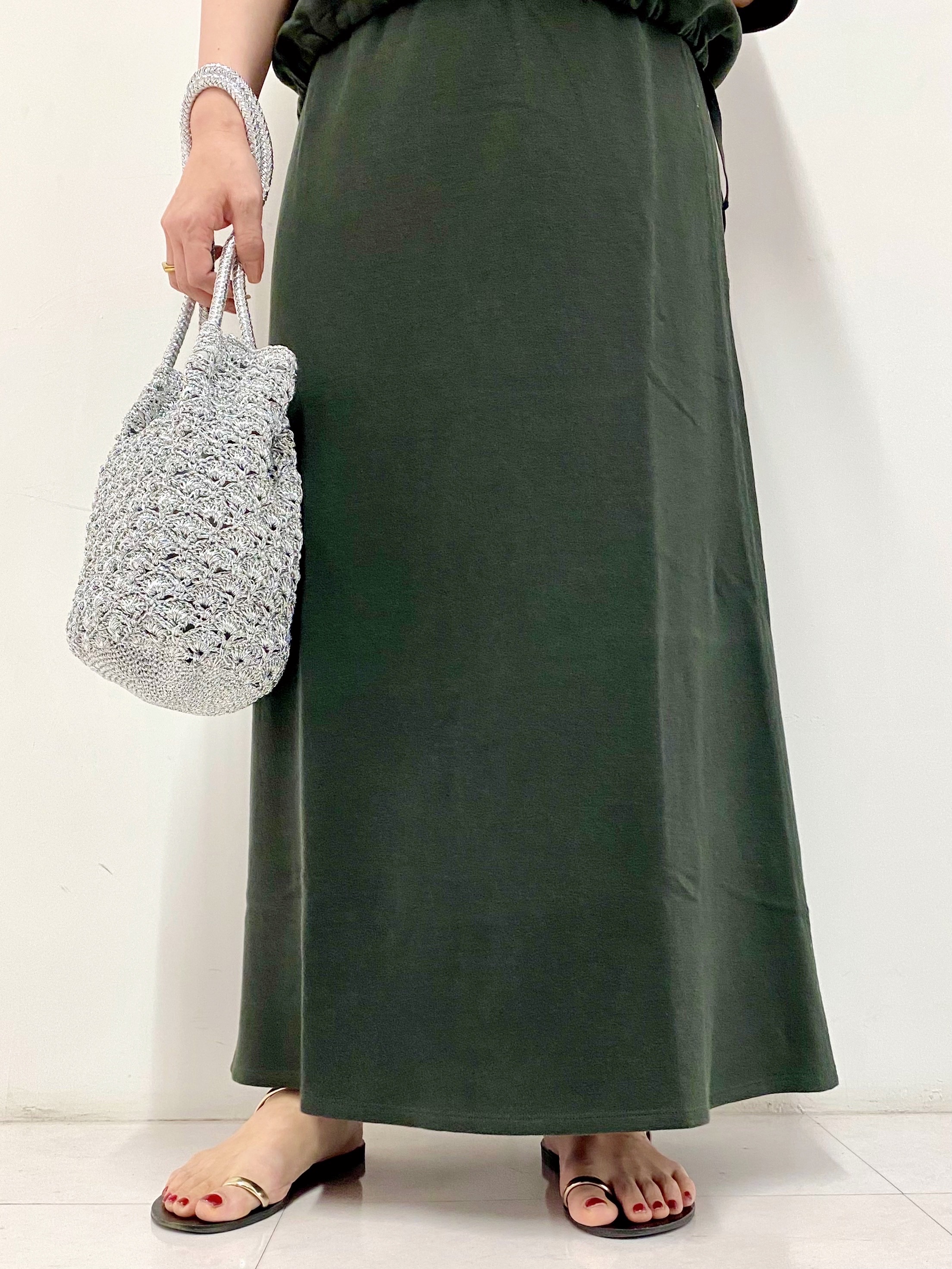Sawaguchiさんの「DRESSTERIOR｜【ウォッシャブル/セットアップ可】ウォッシャブルリネンウラケスカート」を使ったコーディネート