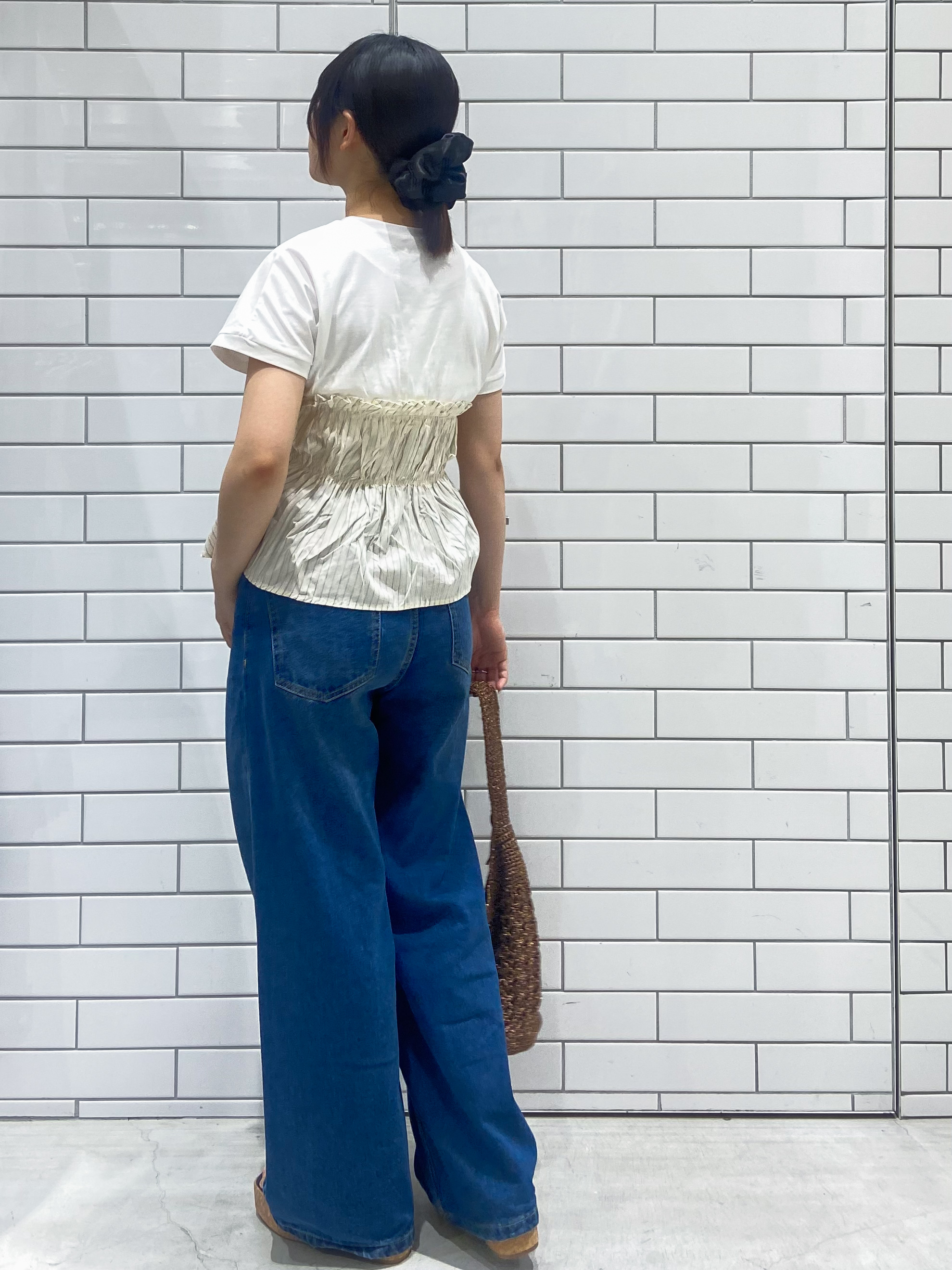 kimiさんの「OPAQUE.CLIP｜ビスチェドッキングTシャツ【洗濯機OK】」を使ったコーディネート