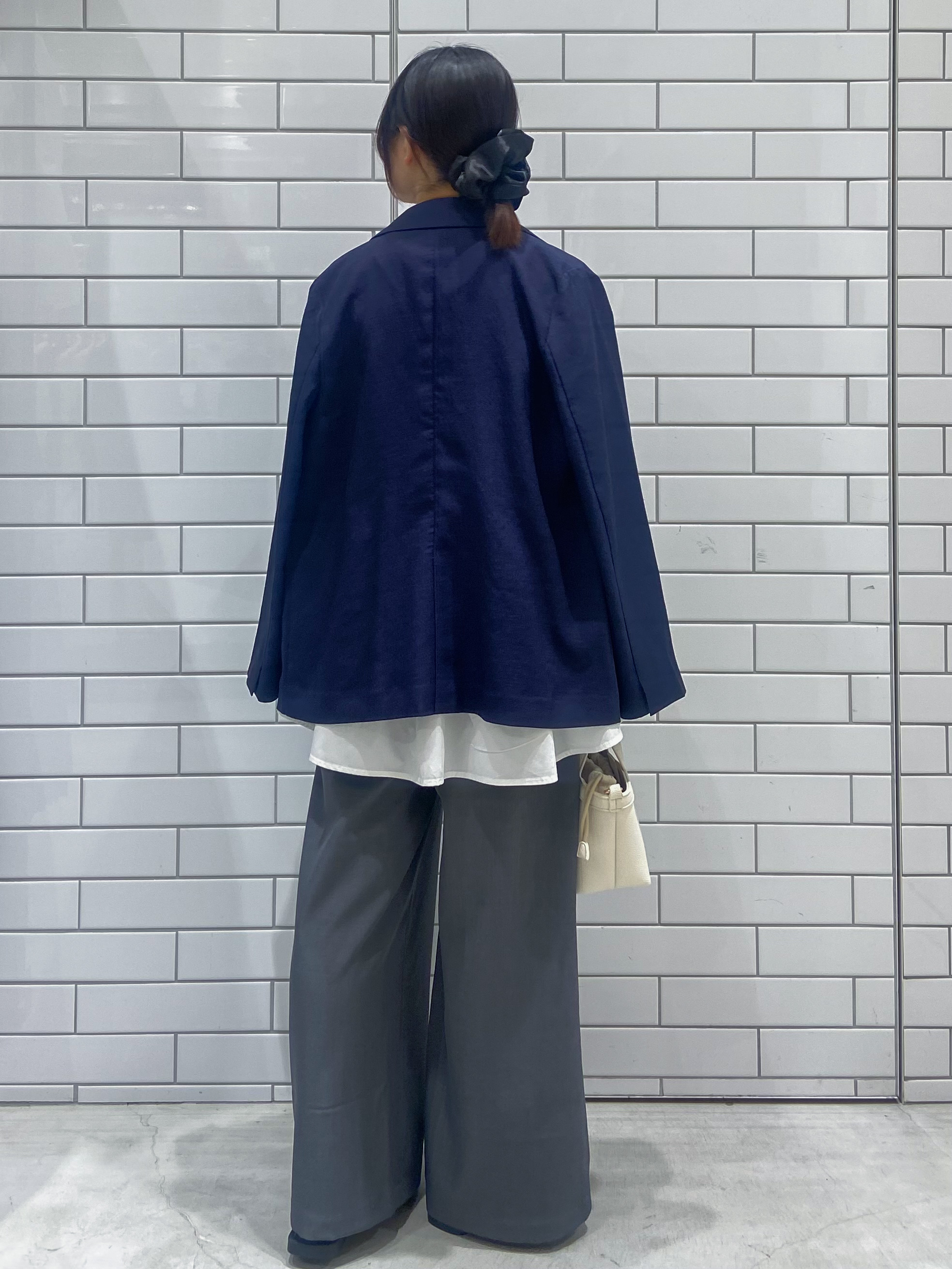 kimiさんの「OPAQUE.CLIP｜【UV／接触冷感】ダブルブレストジャケット《防シワ加工／洗える》」を使ったコーディネート