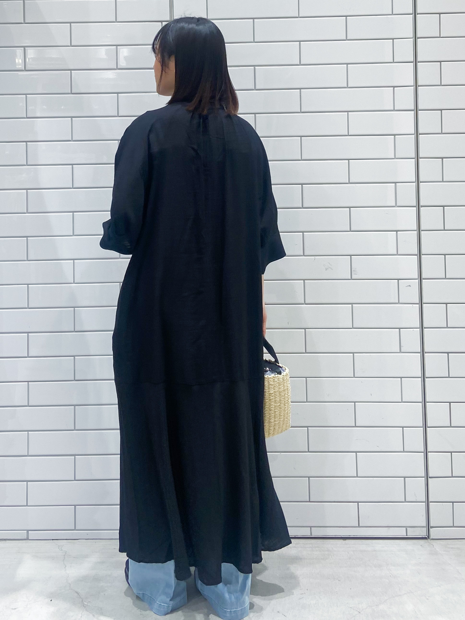 kimiさんの「OPAQUE.CLIP｜キーネックロングワンピース【洗える】」を使ったコーディネート