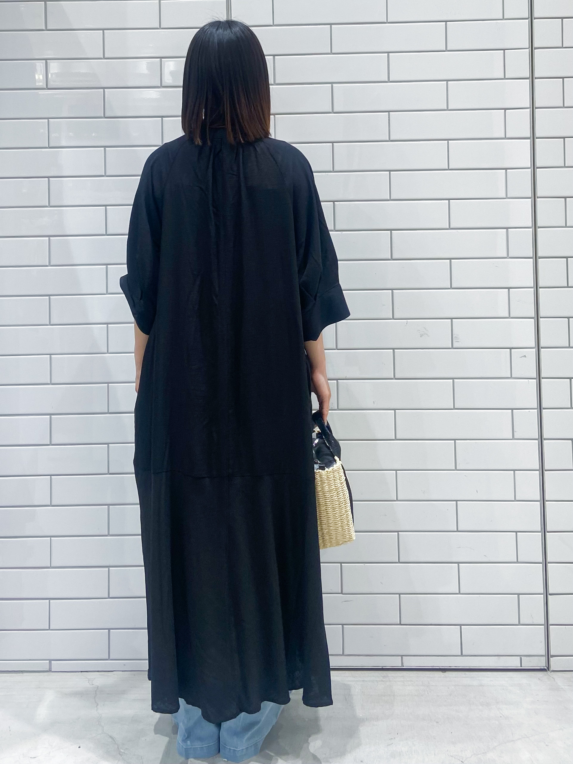 kimiさんの「OPAQUE.CLIP｜キーネックロングワンピース【洗える】」を使ったコーディネート