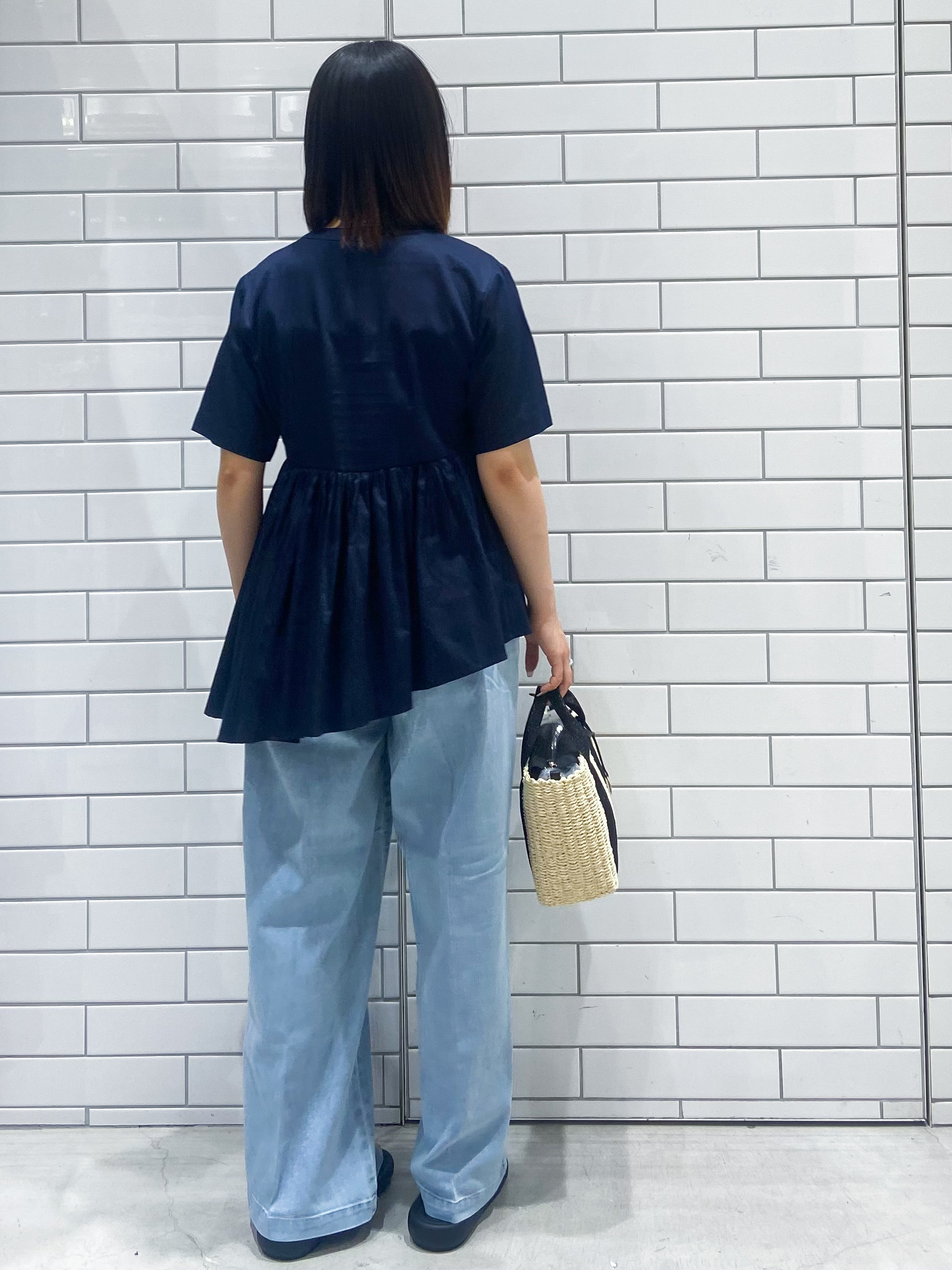 kimiさんの「OPAQUE.CLIP｜ピンタックアシメペプラムブラウス【洗濯機ＯＫ】」を使ったコーディネート