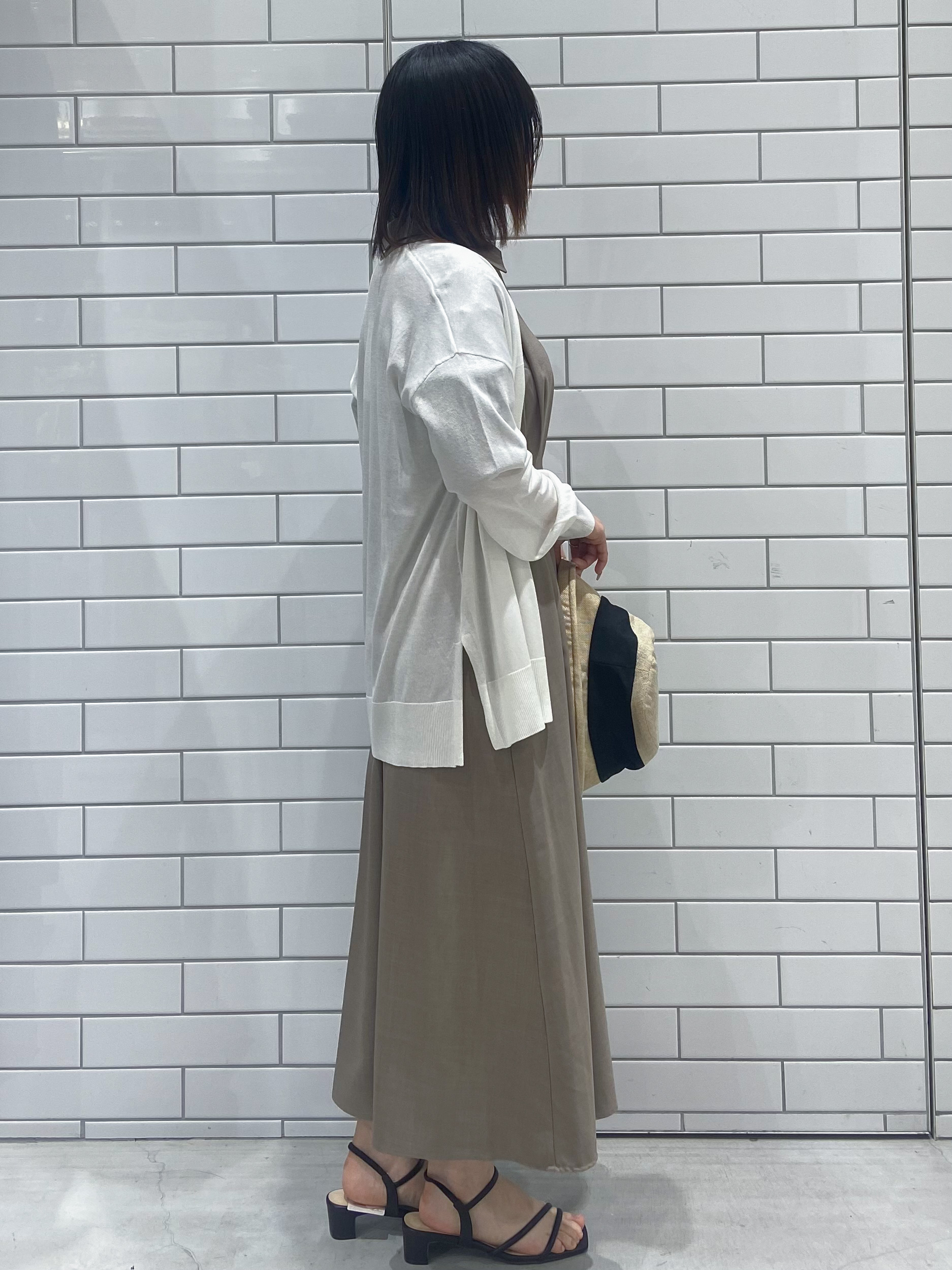 kimiさんの「OPAQUE.CLIP｜【接触冷感】ニットカーディガン《洗濯機OK／抗ピリング》」を使ったコーディネート