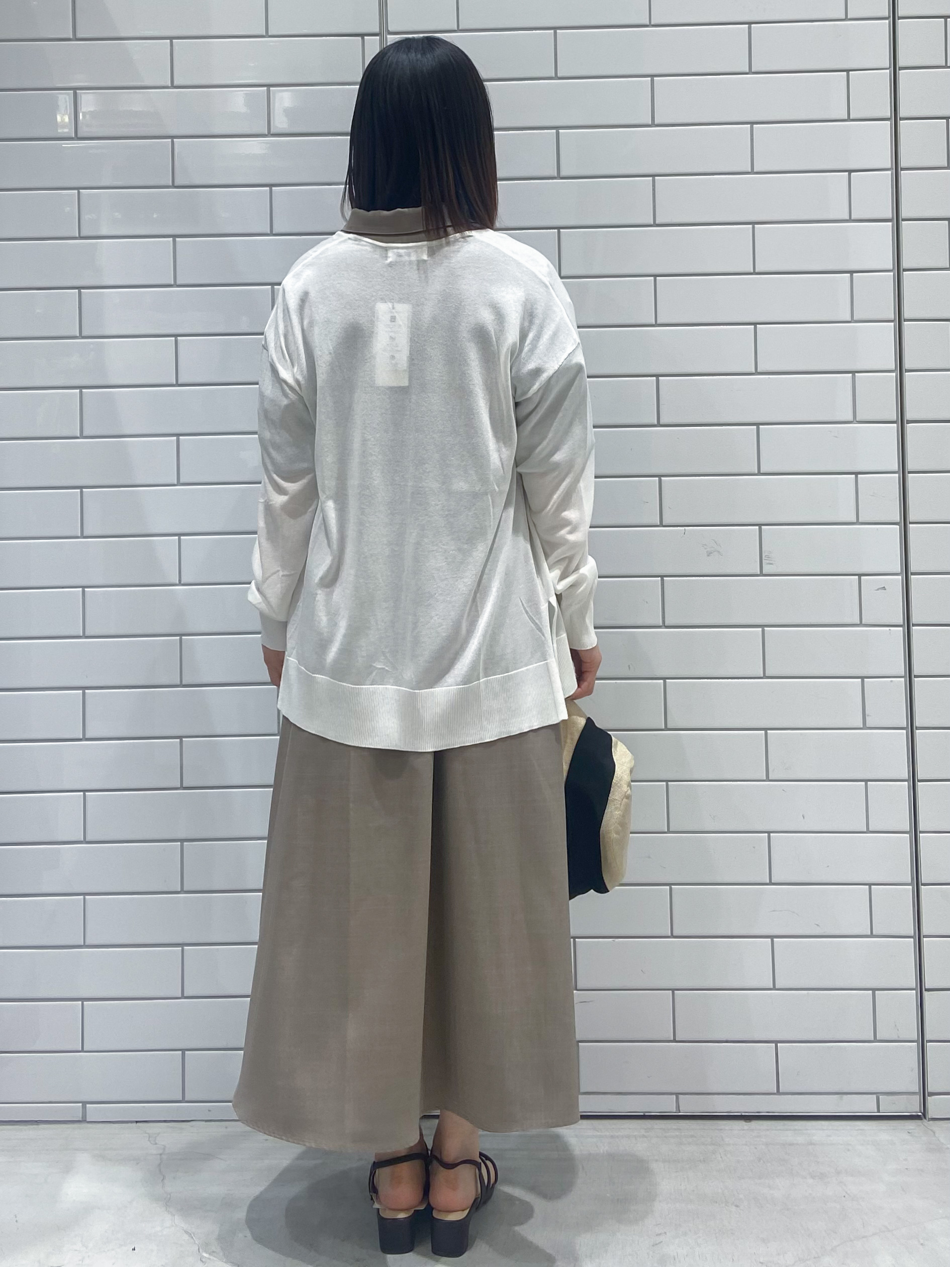 kimiさんの「OPAQUE.CLIP｜【接触冷感】ニットカーディガン《洗濯機OK／抗ピリング》」を使ったコーディネート