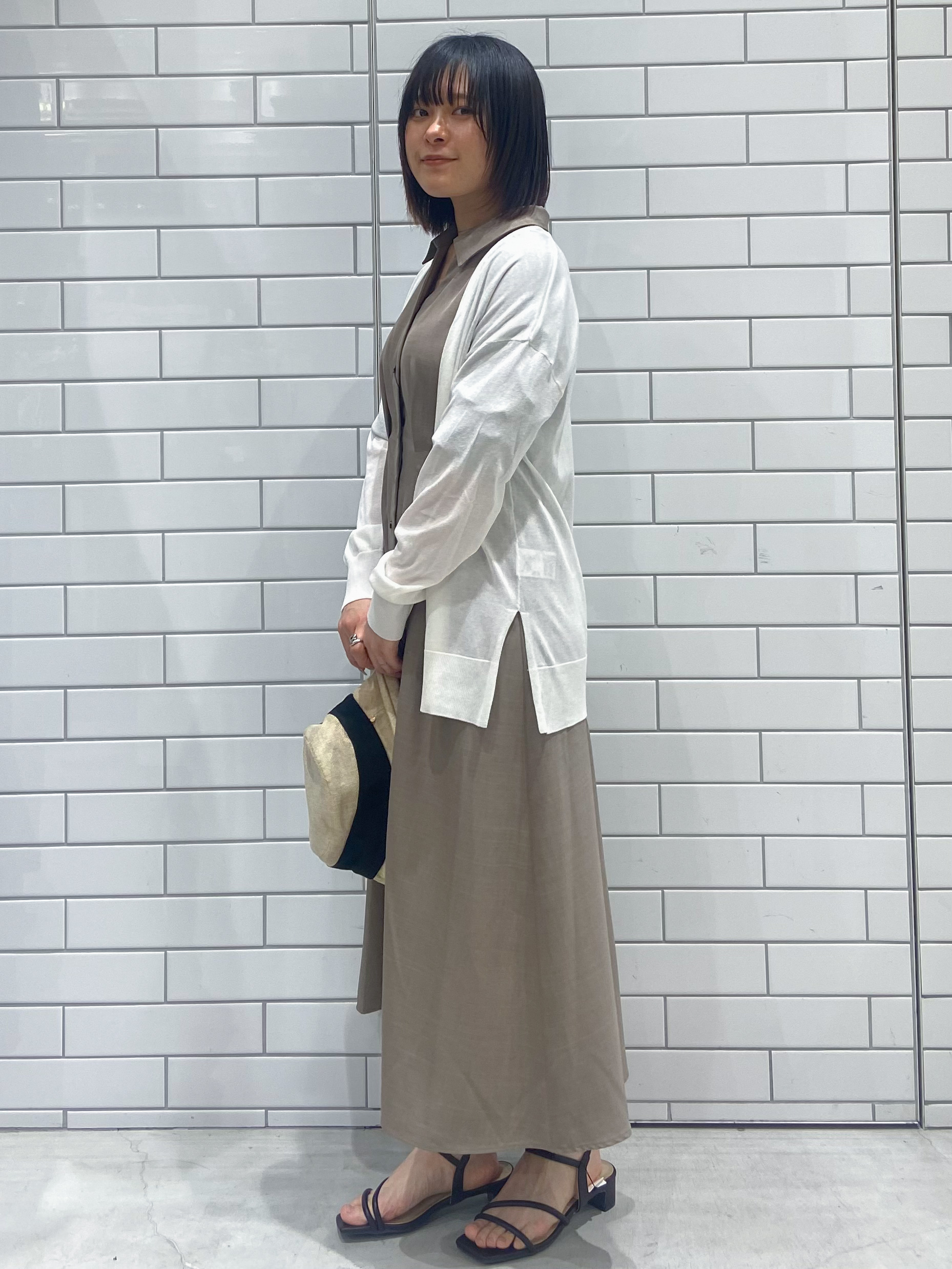 kimiさんの「OPAQUE.CLIP｜【接触冷感】ニットカーディガン《洗濯機OK／抗ピリング》」を使ったコーディネート