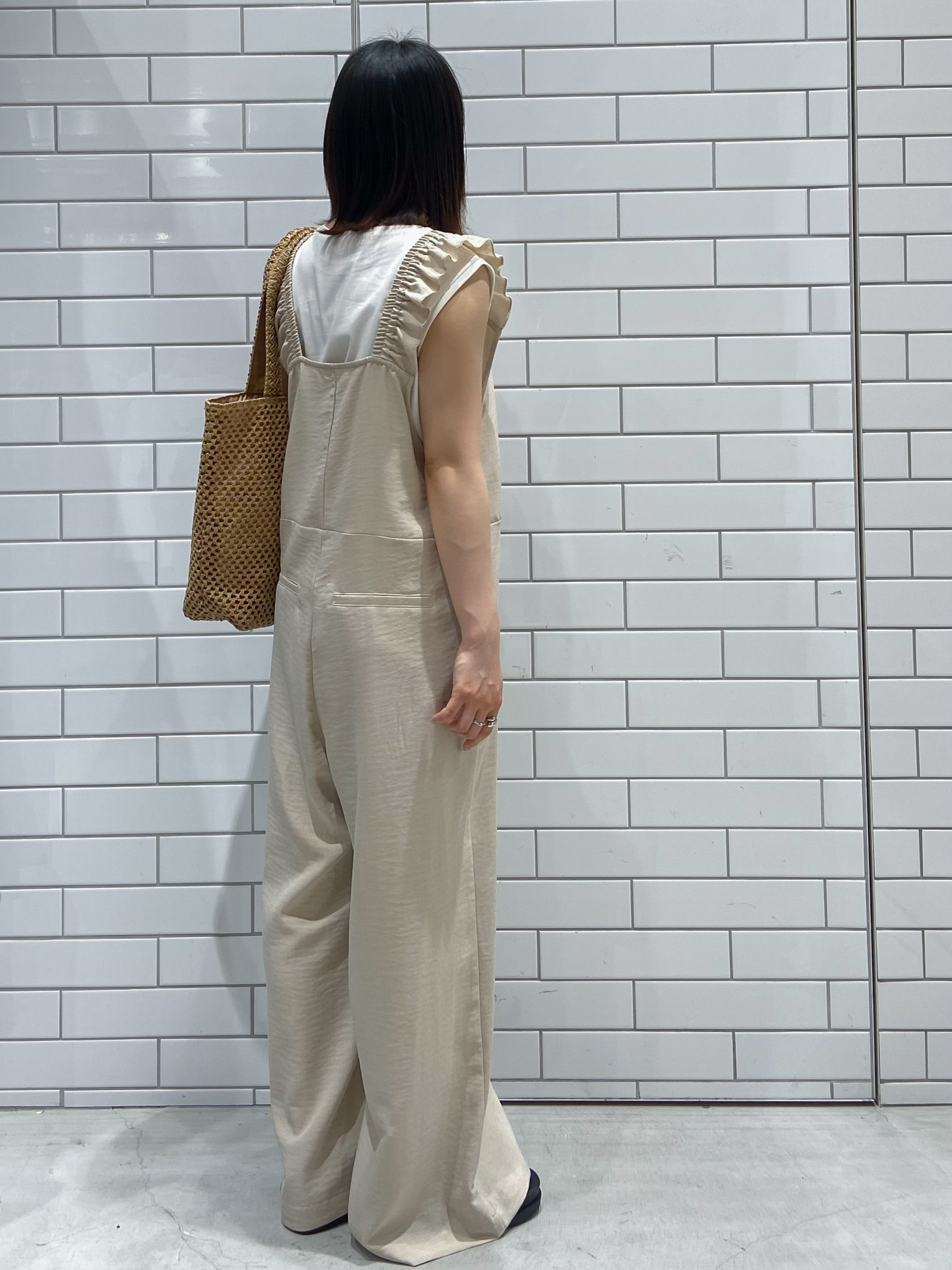 kimiさんの「OPAQUE.CLIP｜マルチボーダーアソート ノースリーブTシャツ【洗濯機OK】」を使ったコーディネート
