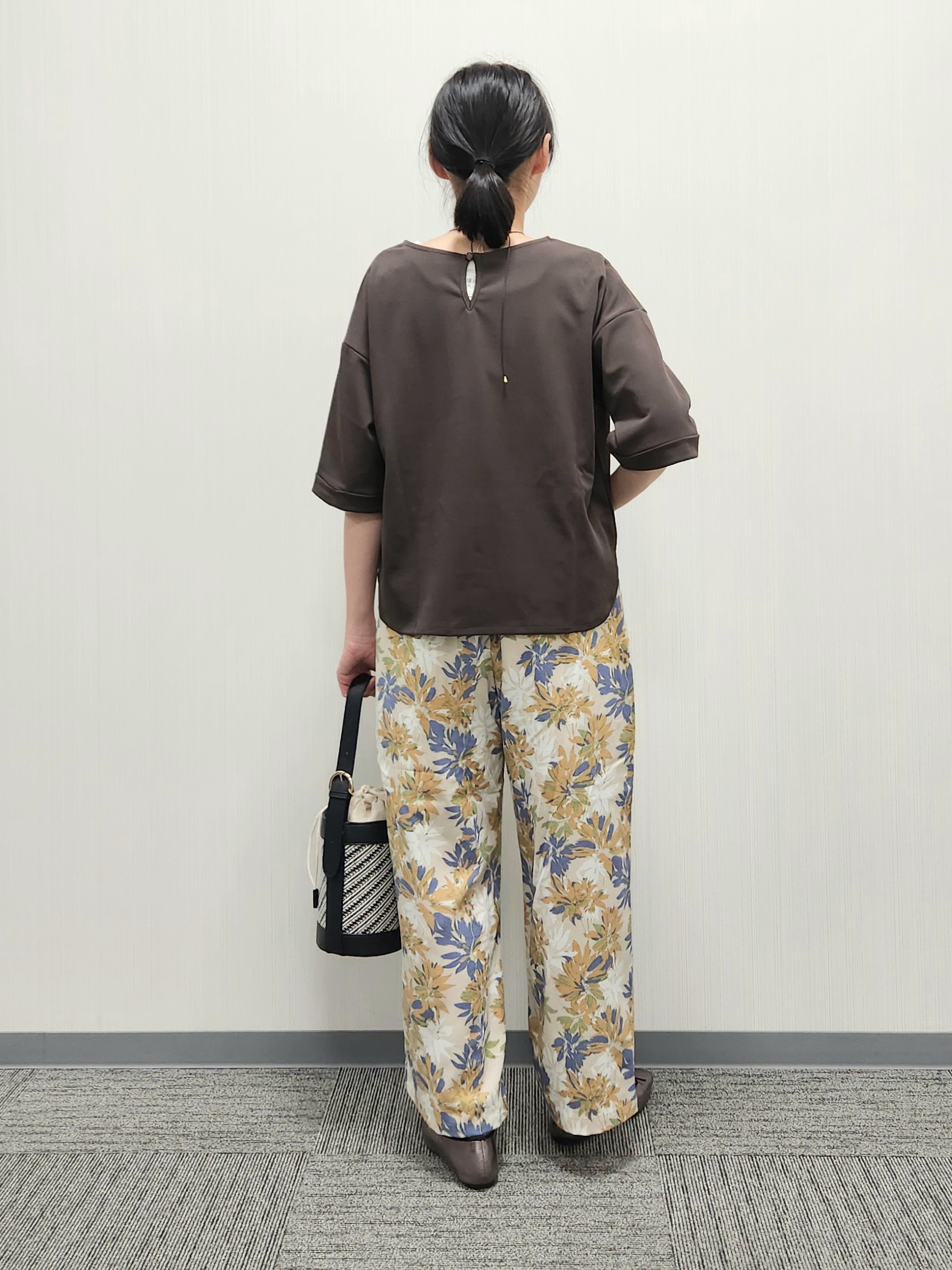 naraさんの「Dessin｜【2点セット/洗える】ジョーゼットセットアップ」を使ったコーディネート