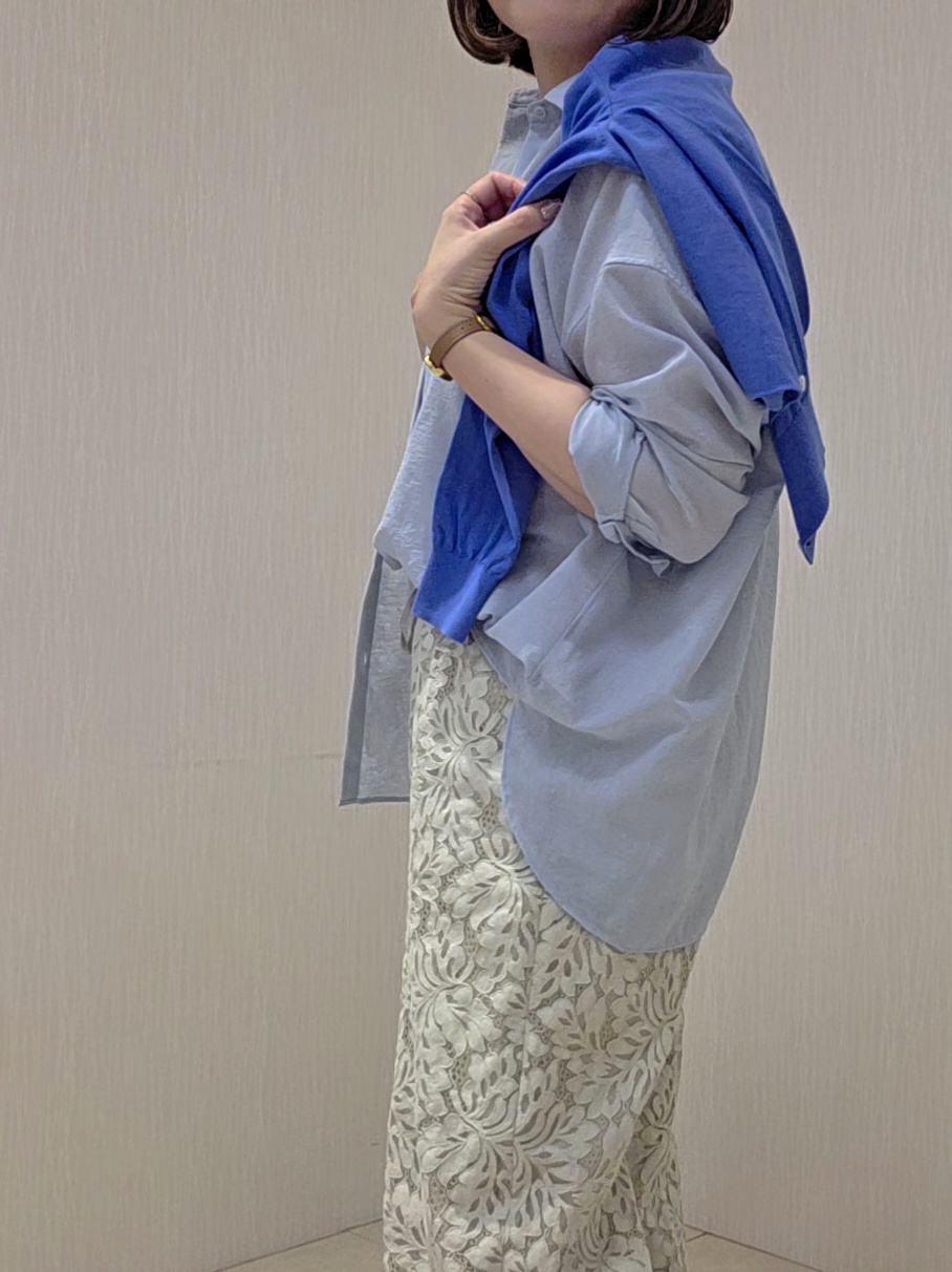 naokoさんの「UNTITLED｜◆【2WAY/マシンウォッシャブル】カシュクールデザインシャツ」を使ったコーディネート