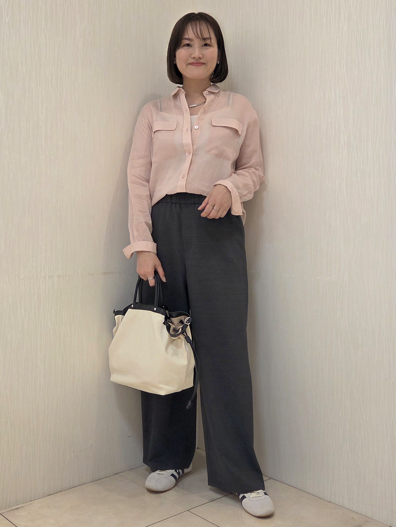 naokoさんの「UNTITLED｜【接触冷感】ドライタッチシャツ」を使ったコーディネート