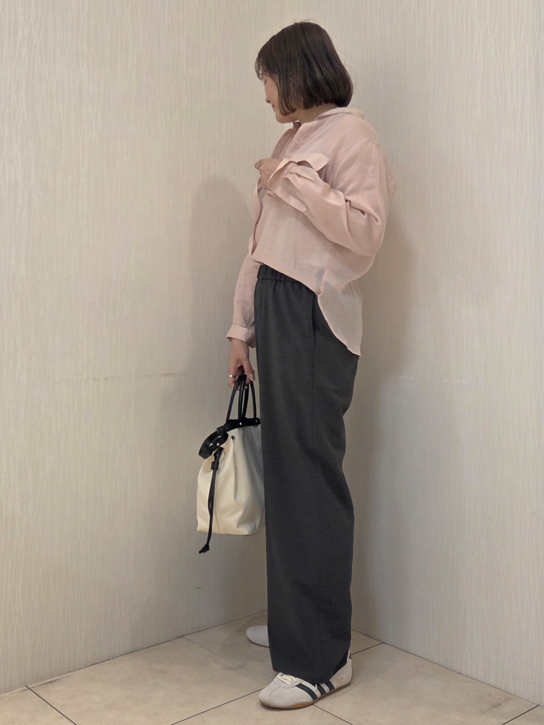 naokoさんの「UNTITLED｜【接触冷感】ドライタッチシャツ」を使ったコーディネート