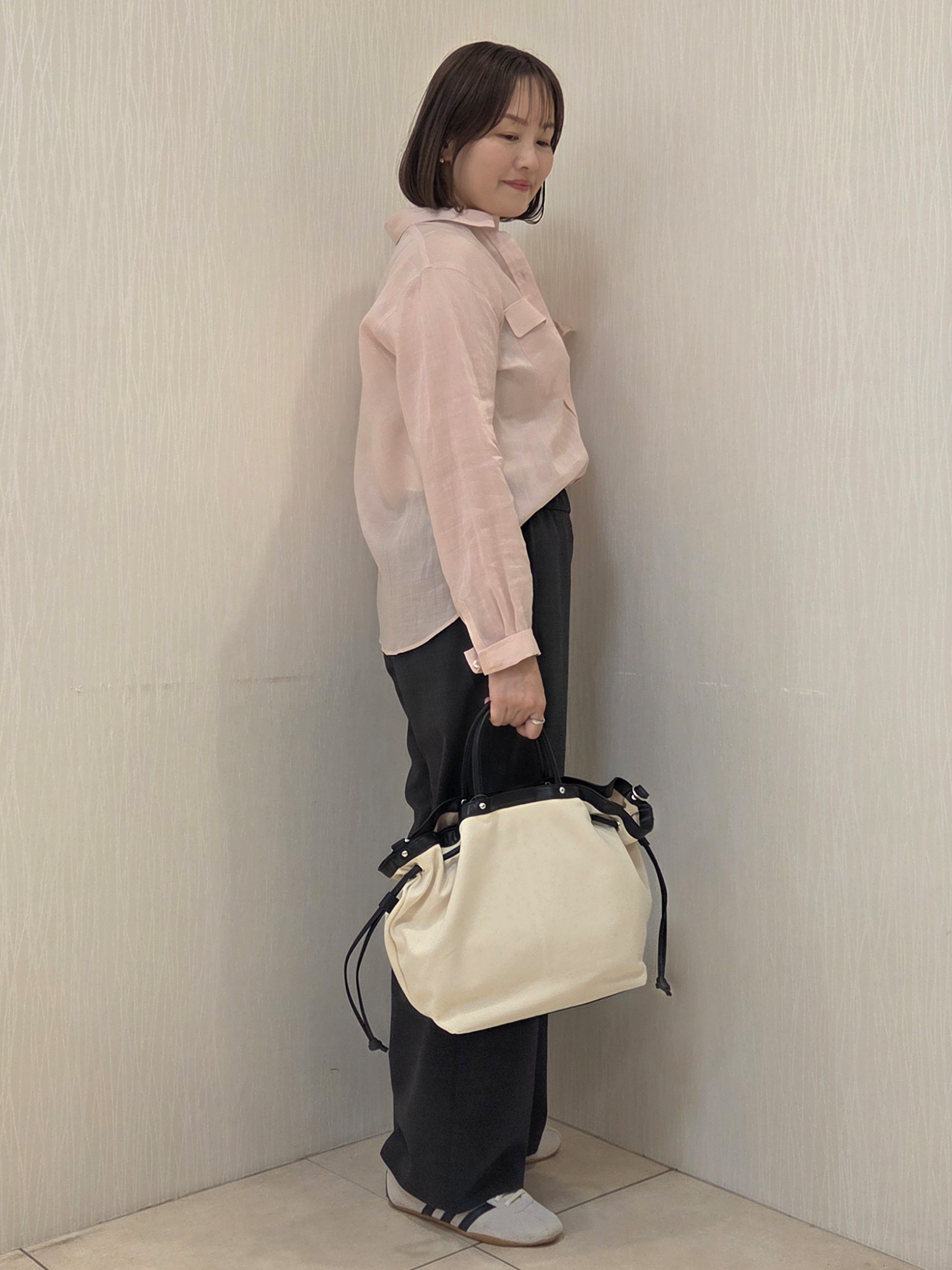 naokoさんの「UNTITLED｜【接触冷感】ドライタッチシャツ」を使ったコーディネート