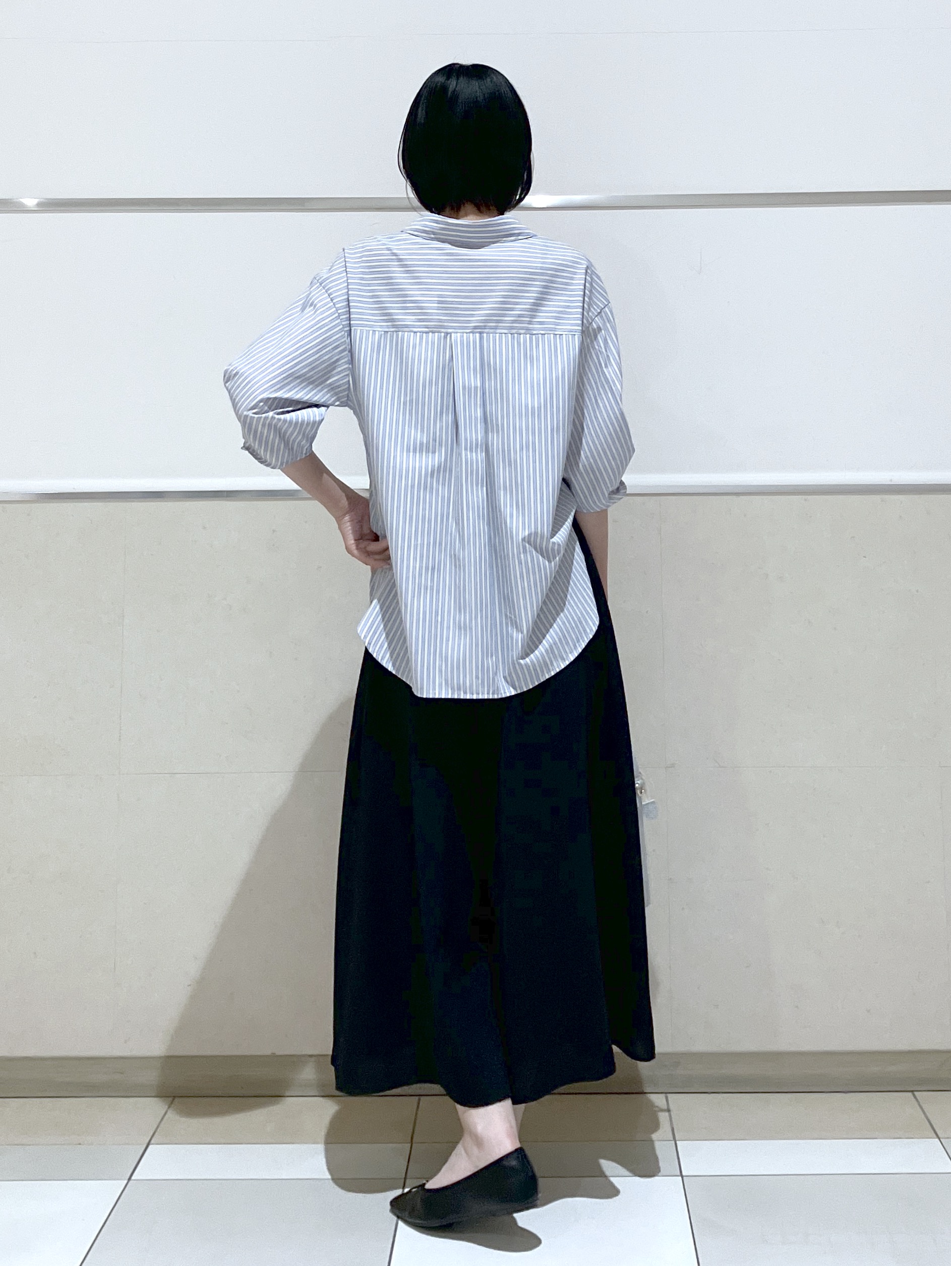 eriko さんの「Dessin｜【洗える】スキッパーシャツブラウス」を使ったコーディネート